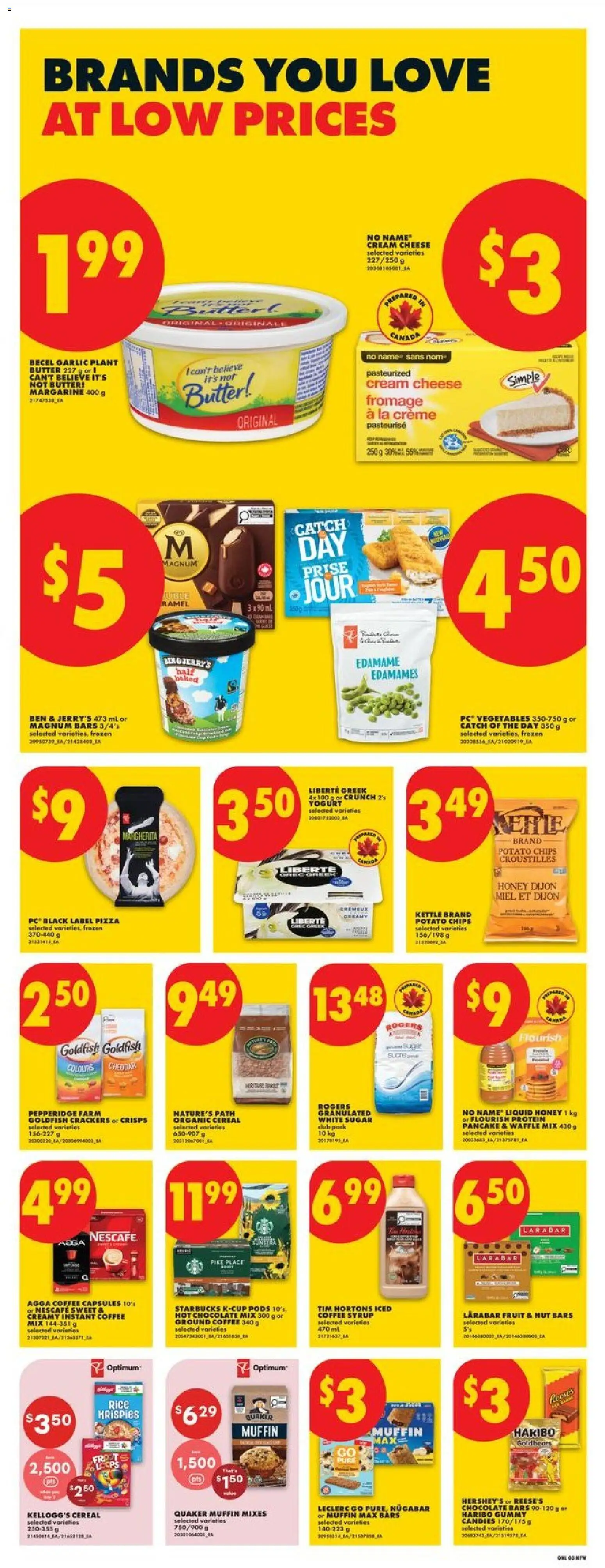 No Frills flyer valid from Aug 20, 2026 | Page: 8 | Products: Instant coffee, Crackers, Hot chocolate, Yogurt