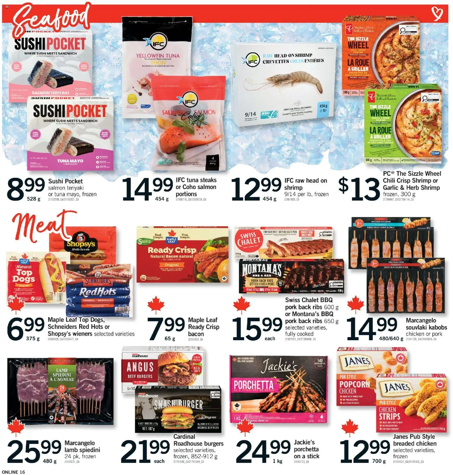 Fortinos flyer valid from 18.06.2026 | Page: 16 | Products: Beef, Fryer, Chicken, Pork
