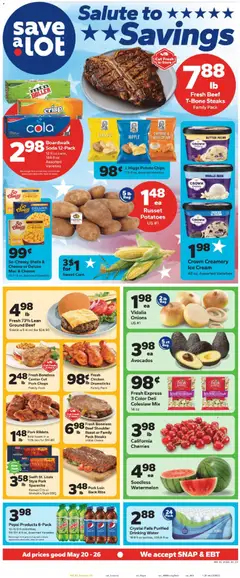 Preview of Save a Lot weekly ads valid from 20.05.2026