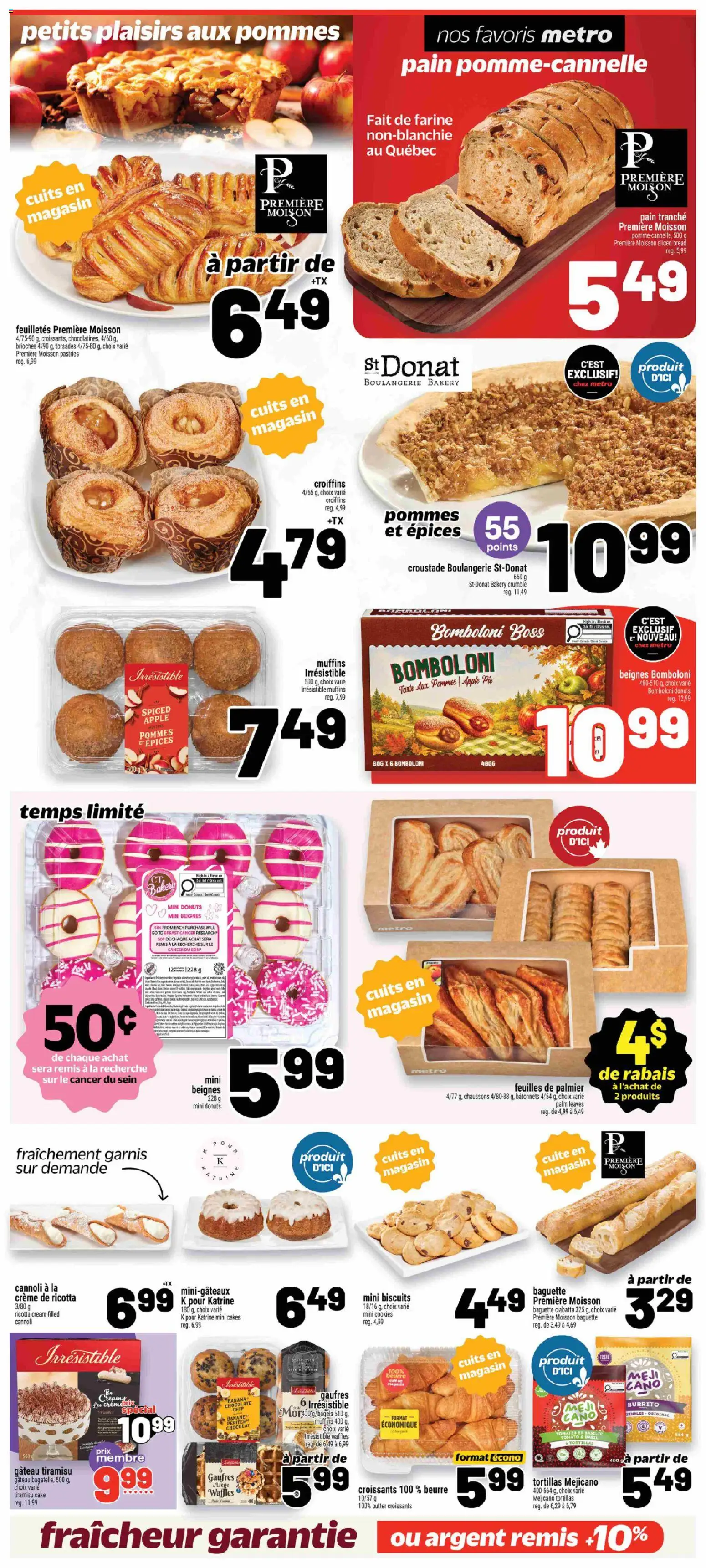 Metro flyer valid from Sep 24, 2026 | Page: 13 | Products: Tortillas, Waffles, Bakery, Biscuits