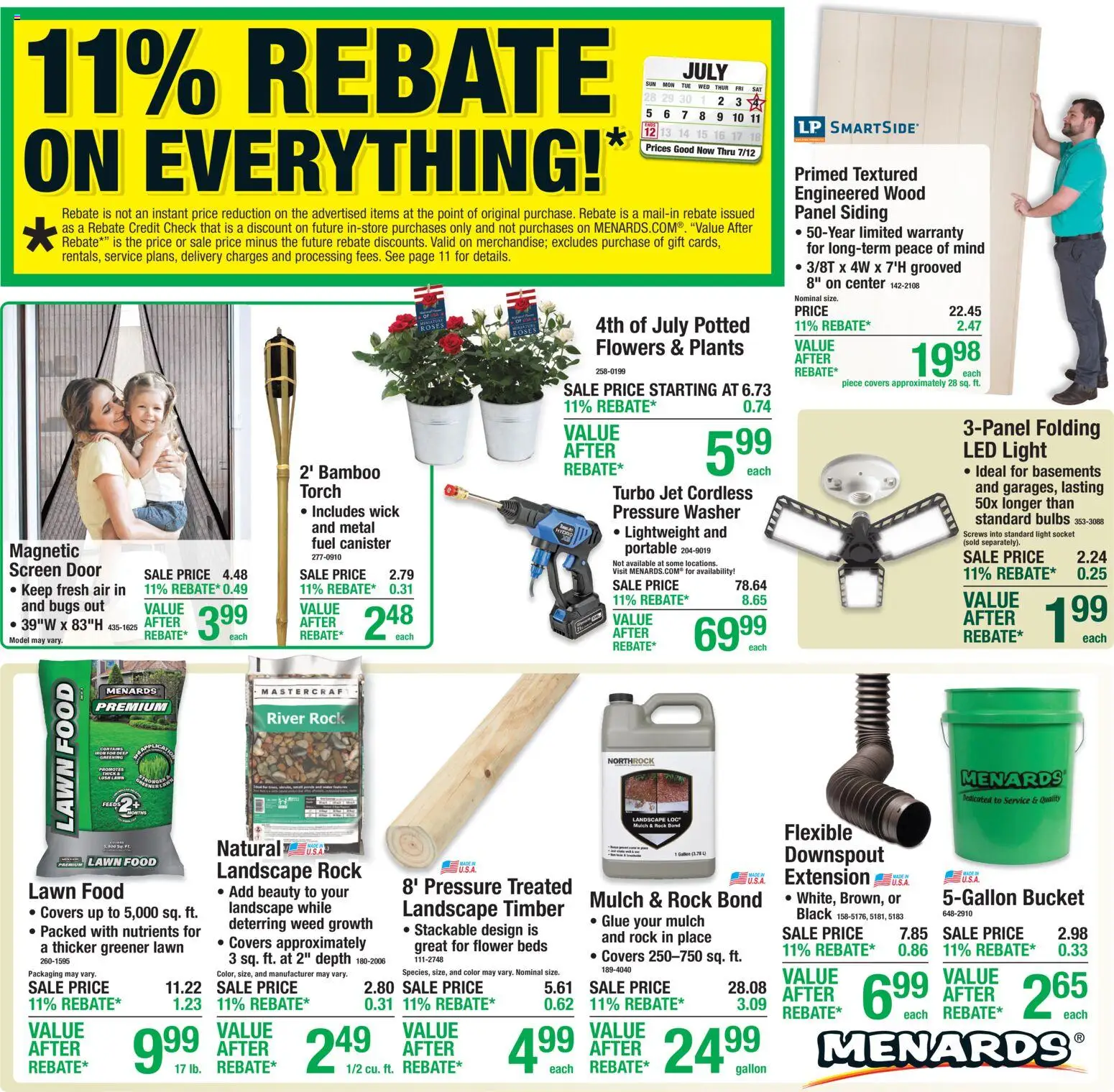 Menards Weekly Ad - valid from 07/02/2026 | Page: 1