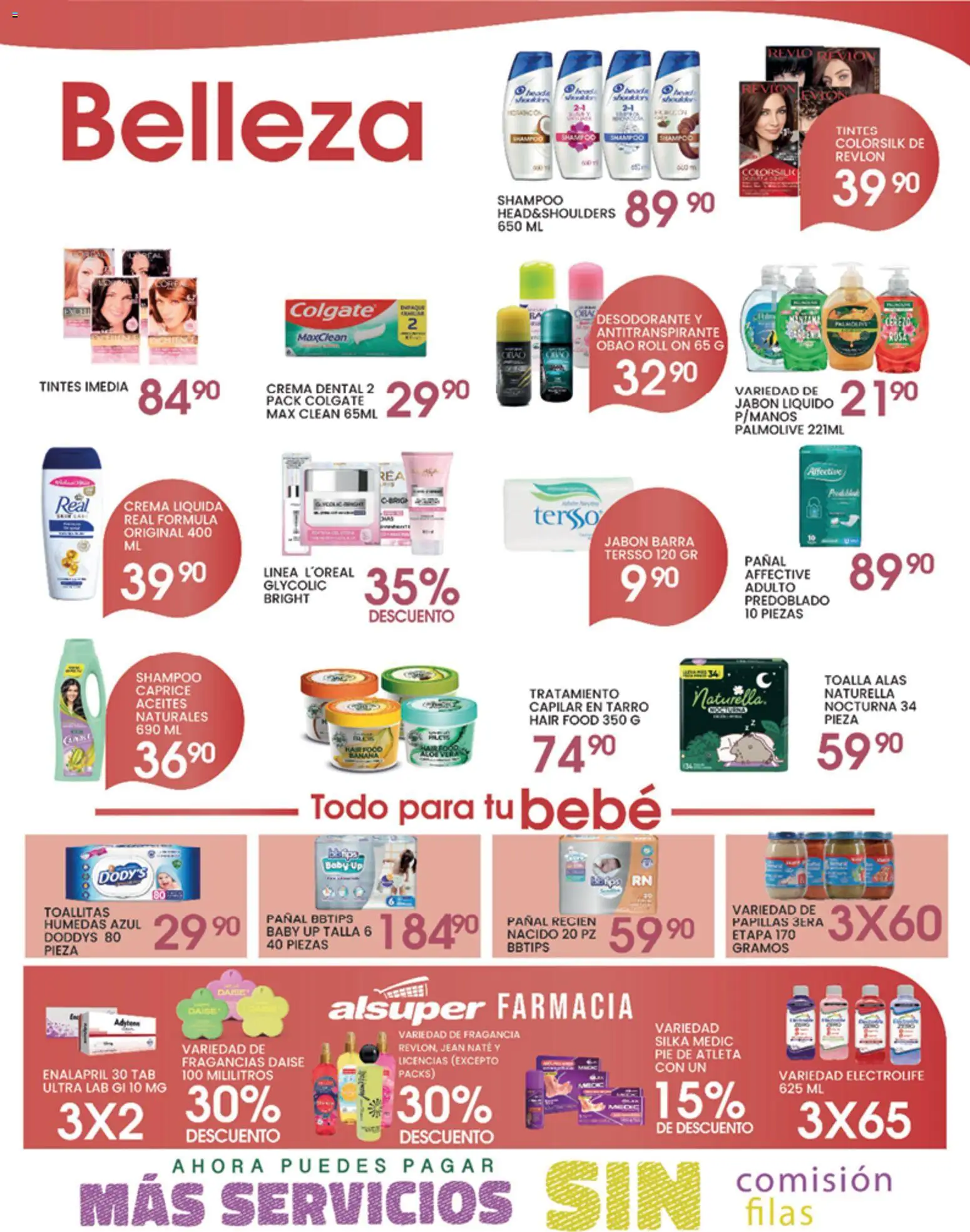 Nuevas ofertas de Alsuper válidas en toda la República Mexicana desde el 05.05.2026. ¡Encuentra las mejores ofertas en Alsuper folleto! | Página: 4 | Productos: Desodorante, Jabón líquido, Toallitas húmedas, Fragancia