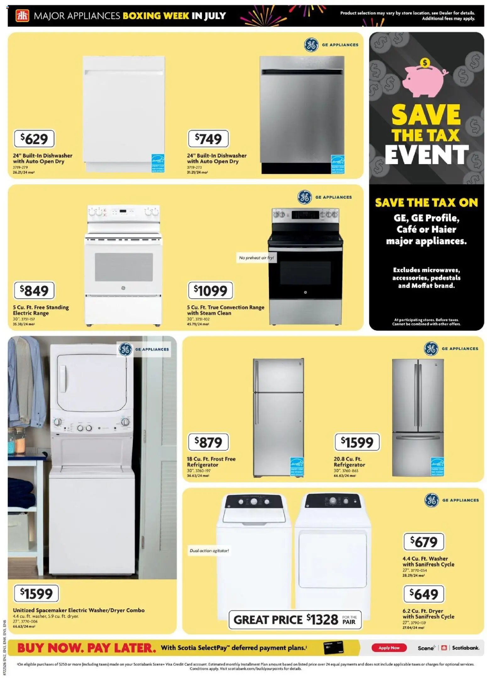 Home Hardware flyer valid from 18.06.2026 | Page: 3 | Products: Refrigerator, Dryer, Dishwasher