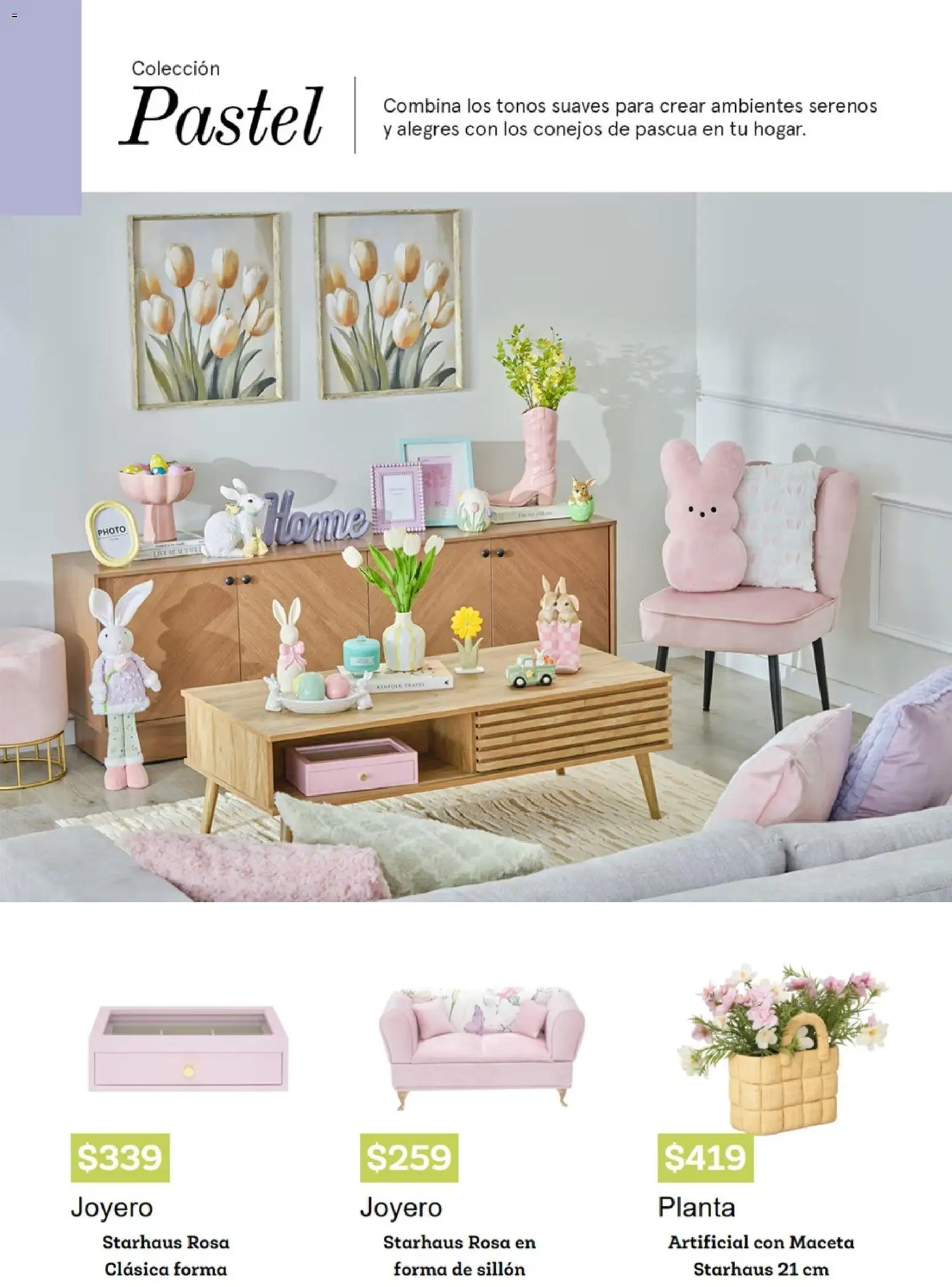 Nuevas ofertas de Coppel válidas en toda la República Mexicana desde el 01.02.2026. ¡Encuentra las mejores ofertas en Coppel catálogo Primavera! | Página: 2 | Productos: Sillón, Pastel, Planta, Maceta