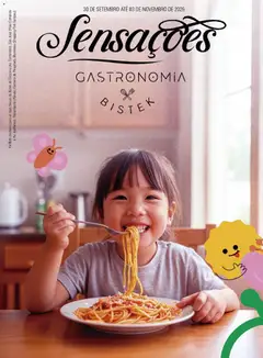 Bistek Supermercados ofertas Sensações Gastronomia - Pré-Visualização do folheto da loja Bistek Supermercados, válido de 30/09/2026