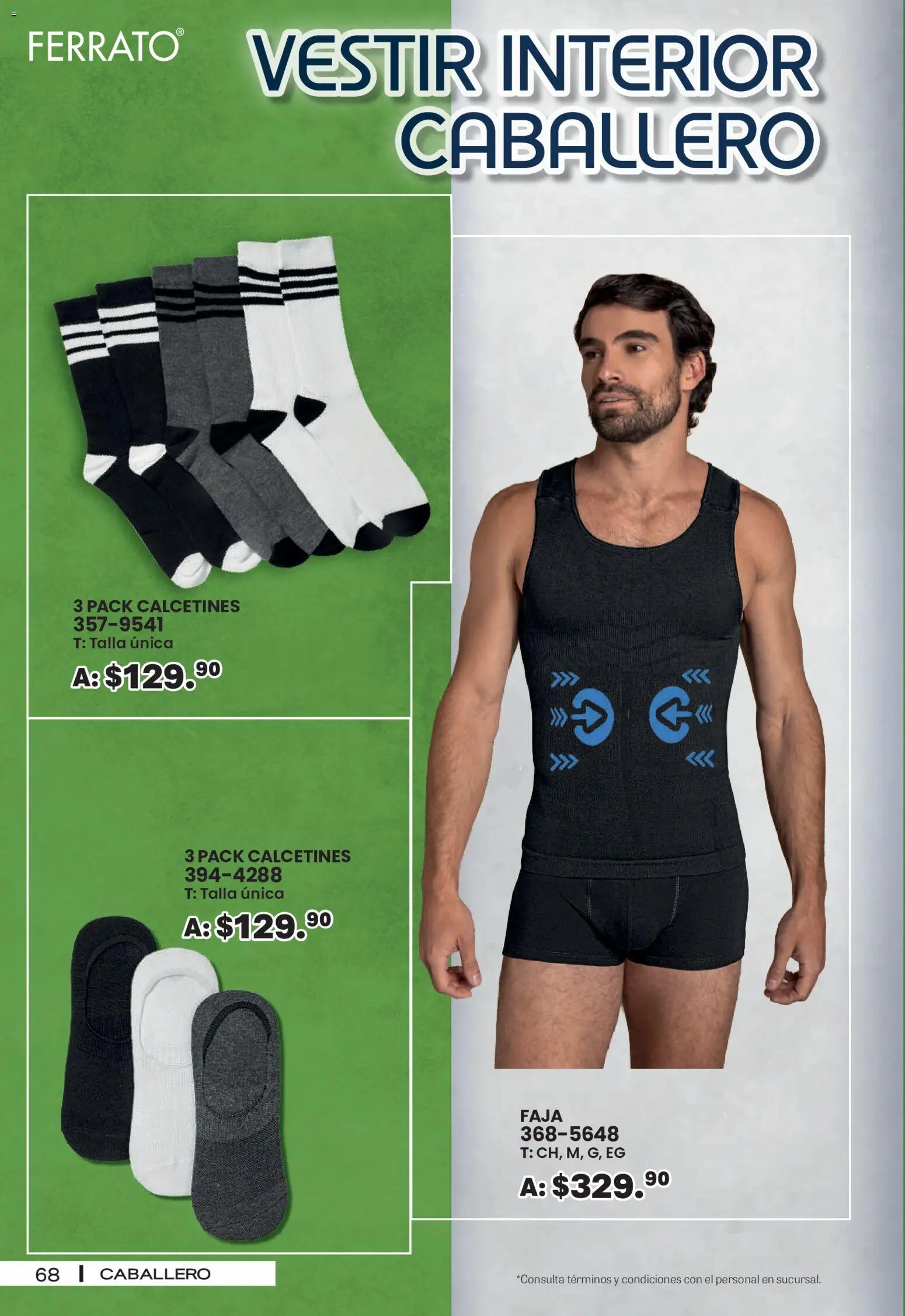 Nuevas ofertas de Andrea válidas en toda la República Mexicana desde el 30/08/2026. ¡Encuentra las mejores ofertas en Andrea - SPORT DAYS! | Página: 68 | Productos: Calcetines, Faja