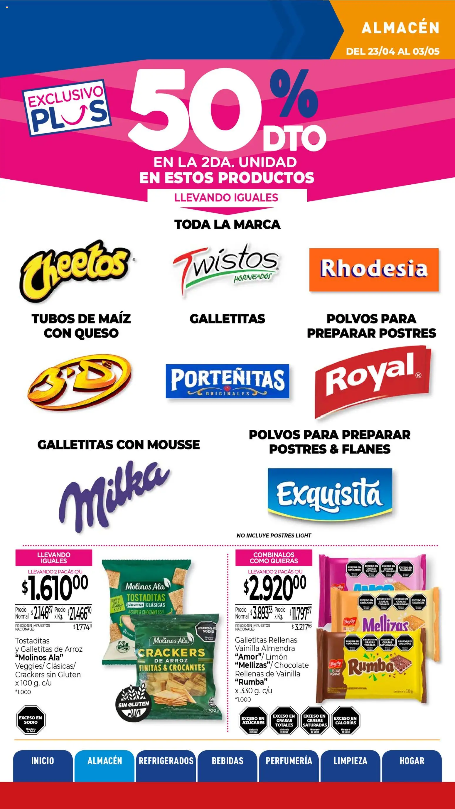La Anonima catálogo │ válido desde el 23.04.2026 | Página: 7 | Productos: Maiz, Limón, Queso, Arroz