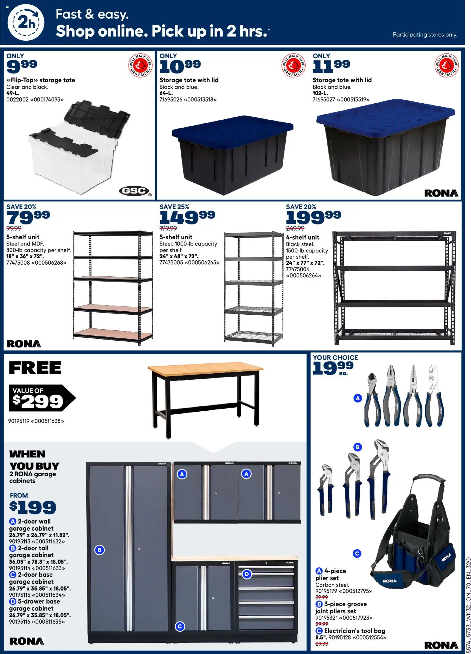 Rona flyer valid from Sep 3, 2026 | Page: 21 | Products: Mop, Freezer, Dryer, Steam Mop