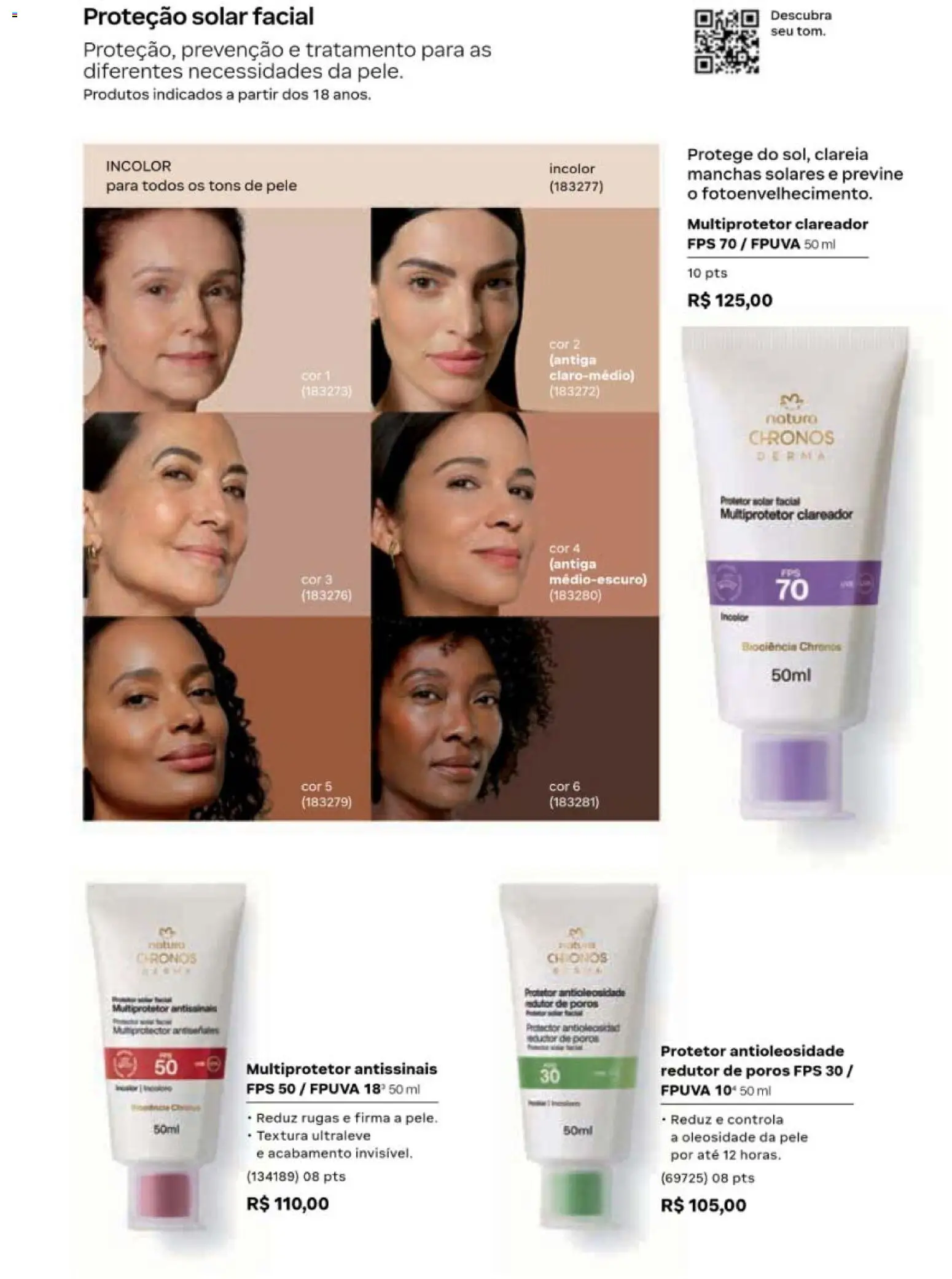 Natura Folheto - válido de 19/07/2026 | Página: 93 | Produtos: Protetor solar, Protetor solar facial
