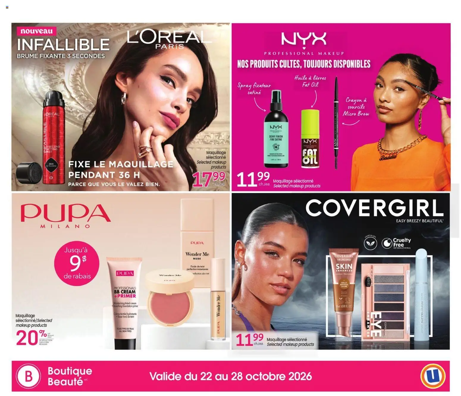 Uniprix flyer valid from Oct 22, 2026 | Page: 4