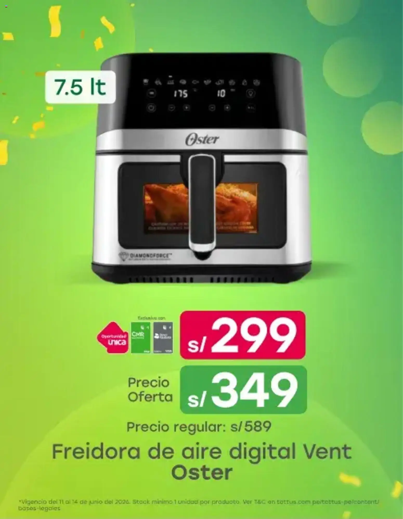 Catálogo Tottus válido desde 11.06.2026 | Página: 3 | Productos: Freidora