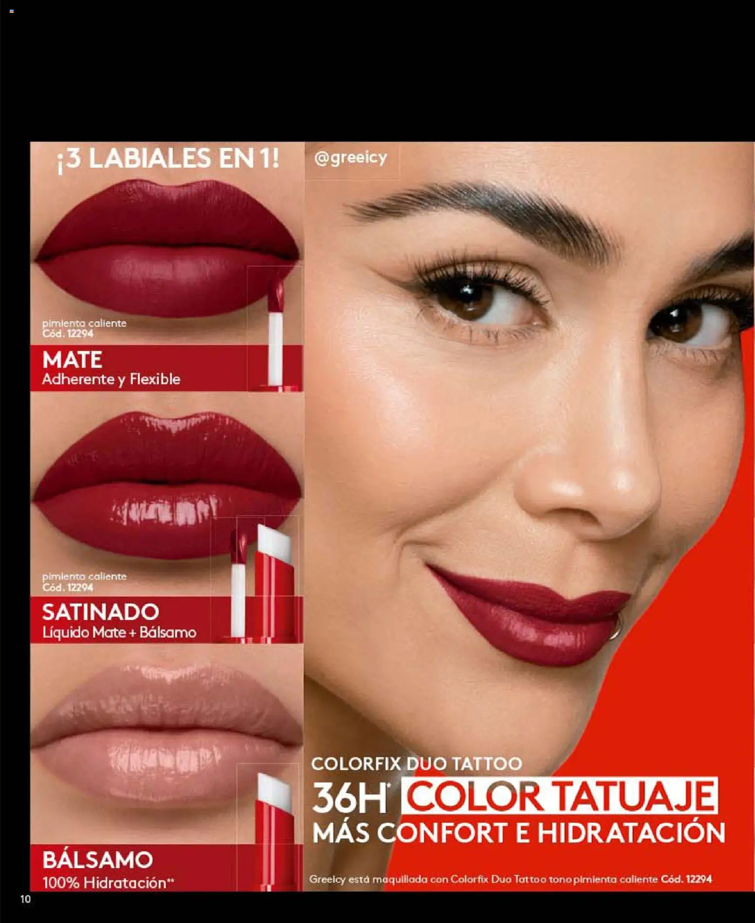 Catálogo Ésika Campaña 10 │ válido desde el 01.06.2026 | Página: 10 | Productos: Pimienta, Bálsamo, Pimiento, Mate