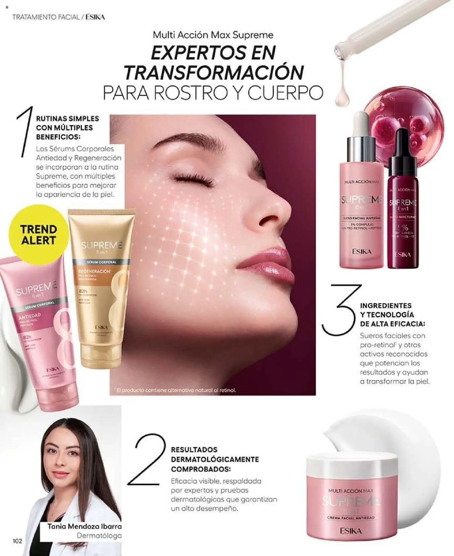 Catálogo Ésika Campaña 16 │ válido desde el 28.09.2026 | Página: 118 | Productos: Crema, Serum, Ingredientes