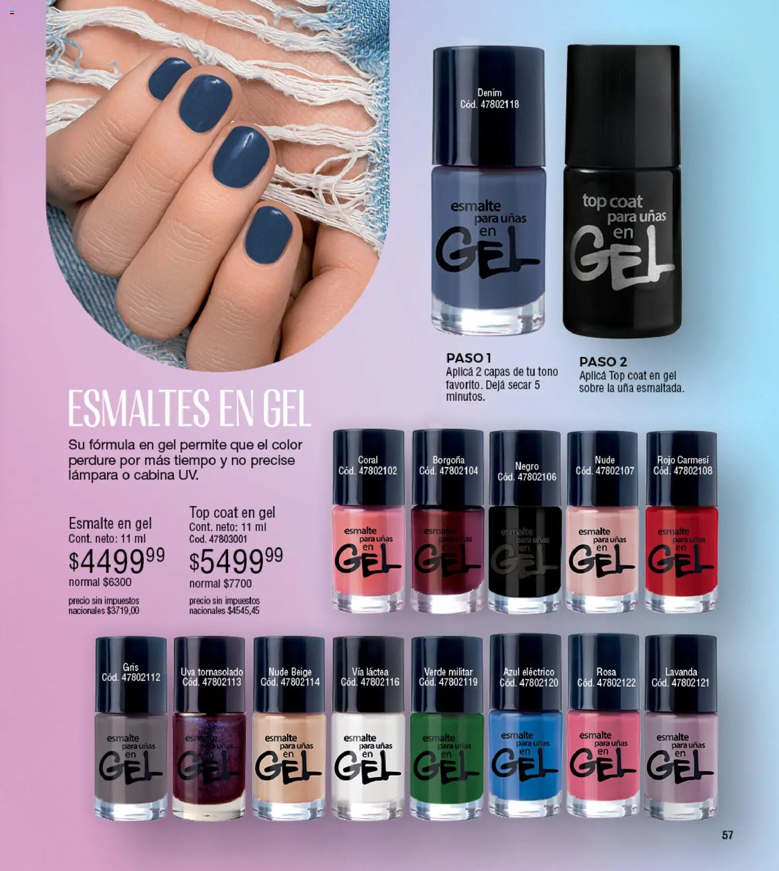 Millanel - Catálogo │ válido desde el 27.04.2026 | Página: 57 | Productos: Top, Sobre, Lámpara, Uva