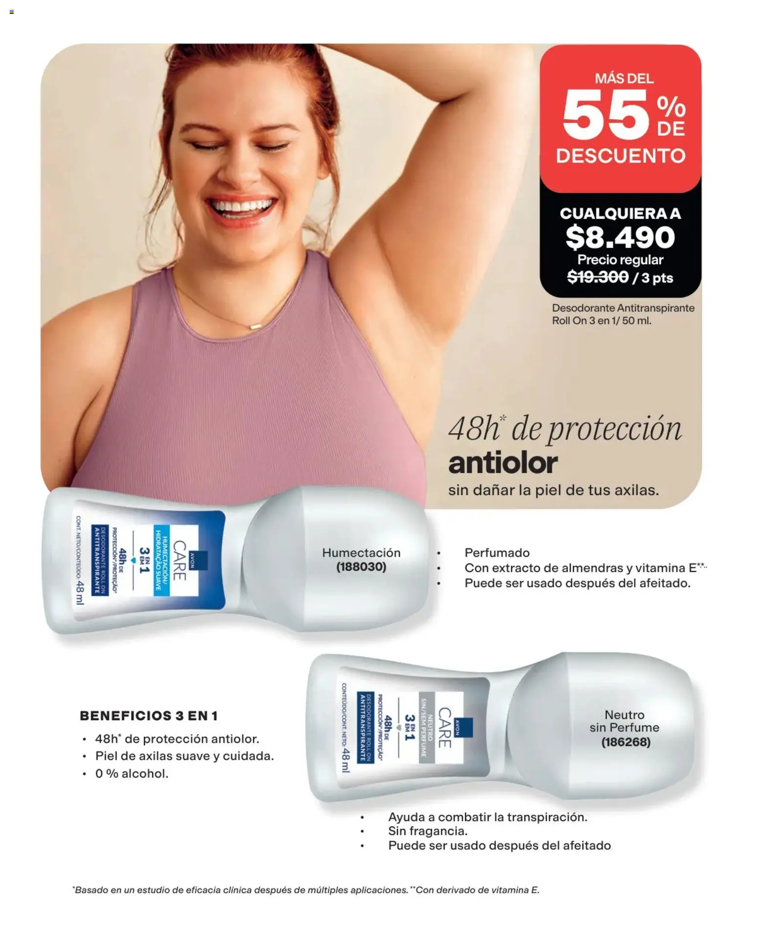 Avon revista - valida desde el 03/08/2026 | Página: 133 | Productos: Almendras, Perfume, Desodorante, Antitranspirante