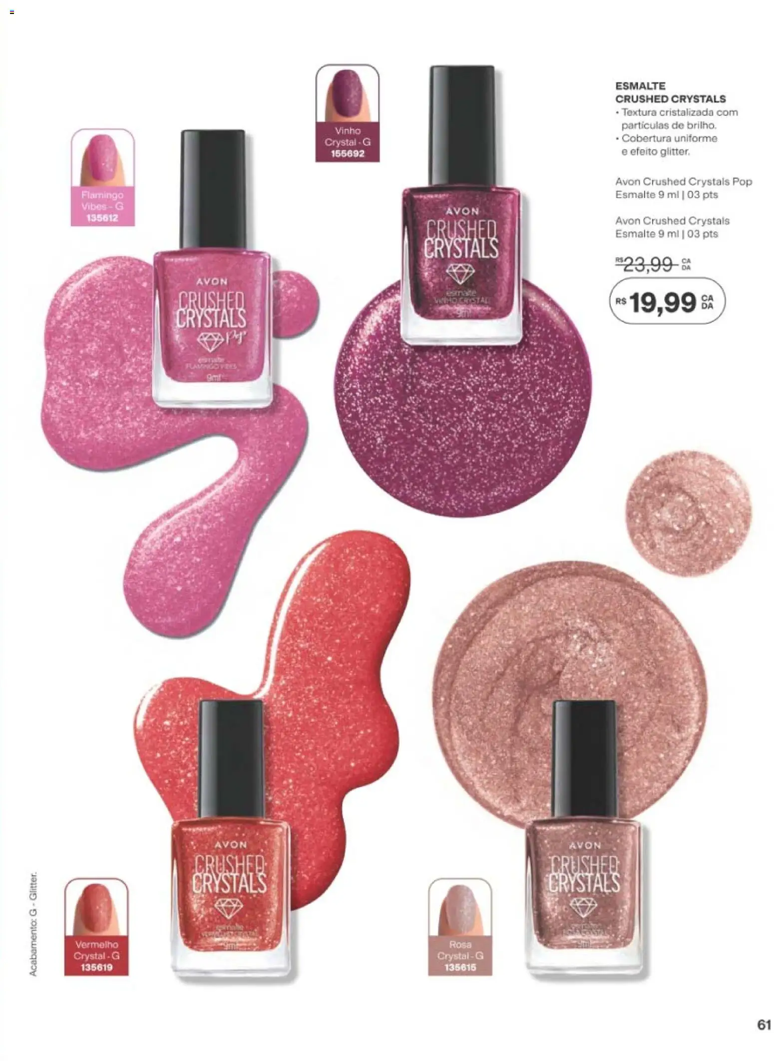 Avon Folheto - válido de 19/07/2026 | Página: 61 | Produtos: Vinho