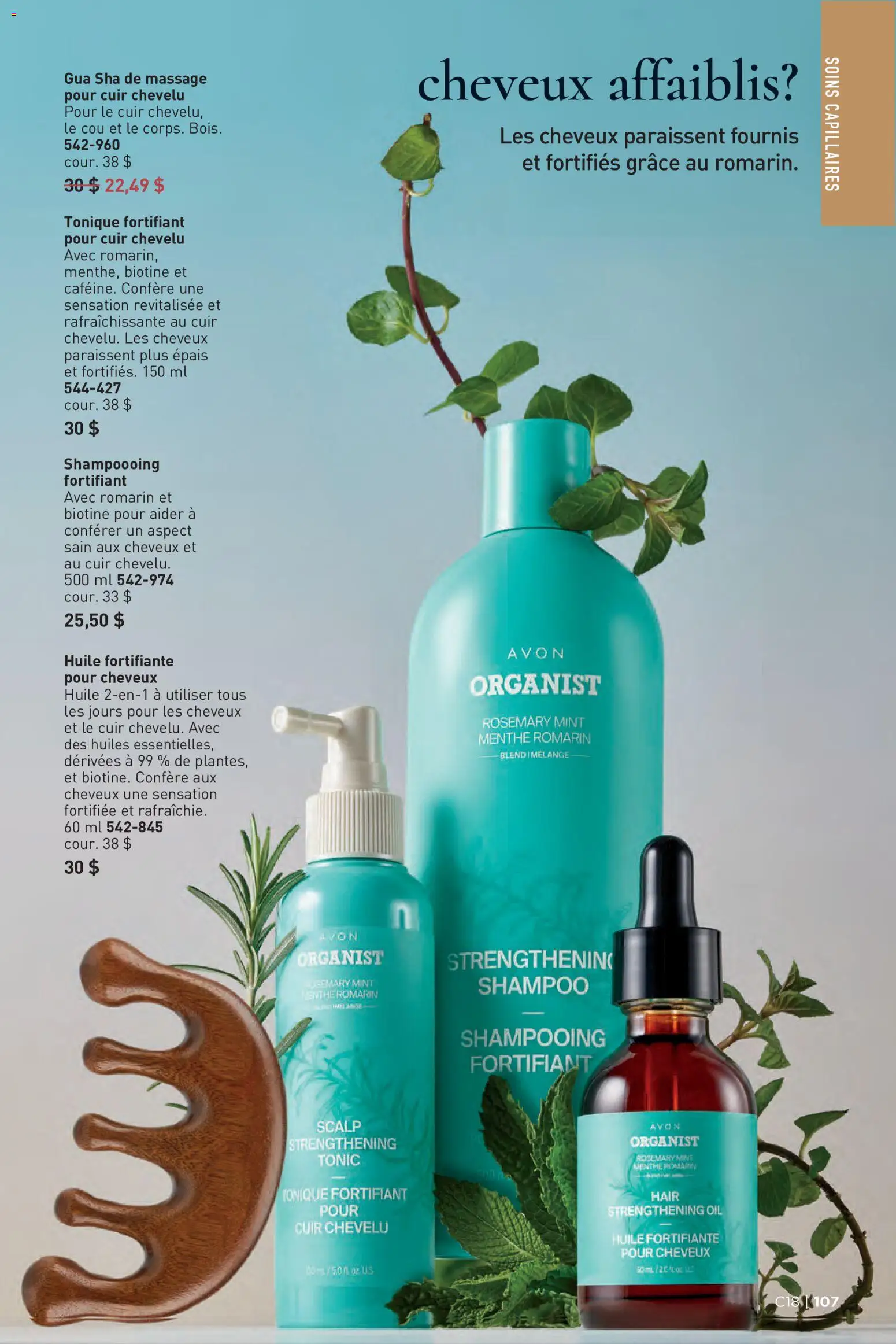Avon flyer valid from Aug 27, 2026 | Page: 107 | Products: Tonic, Shampoo, Oil