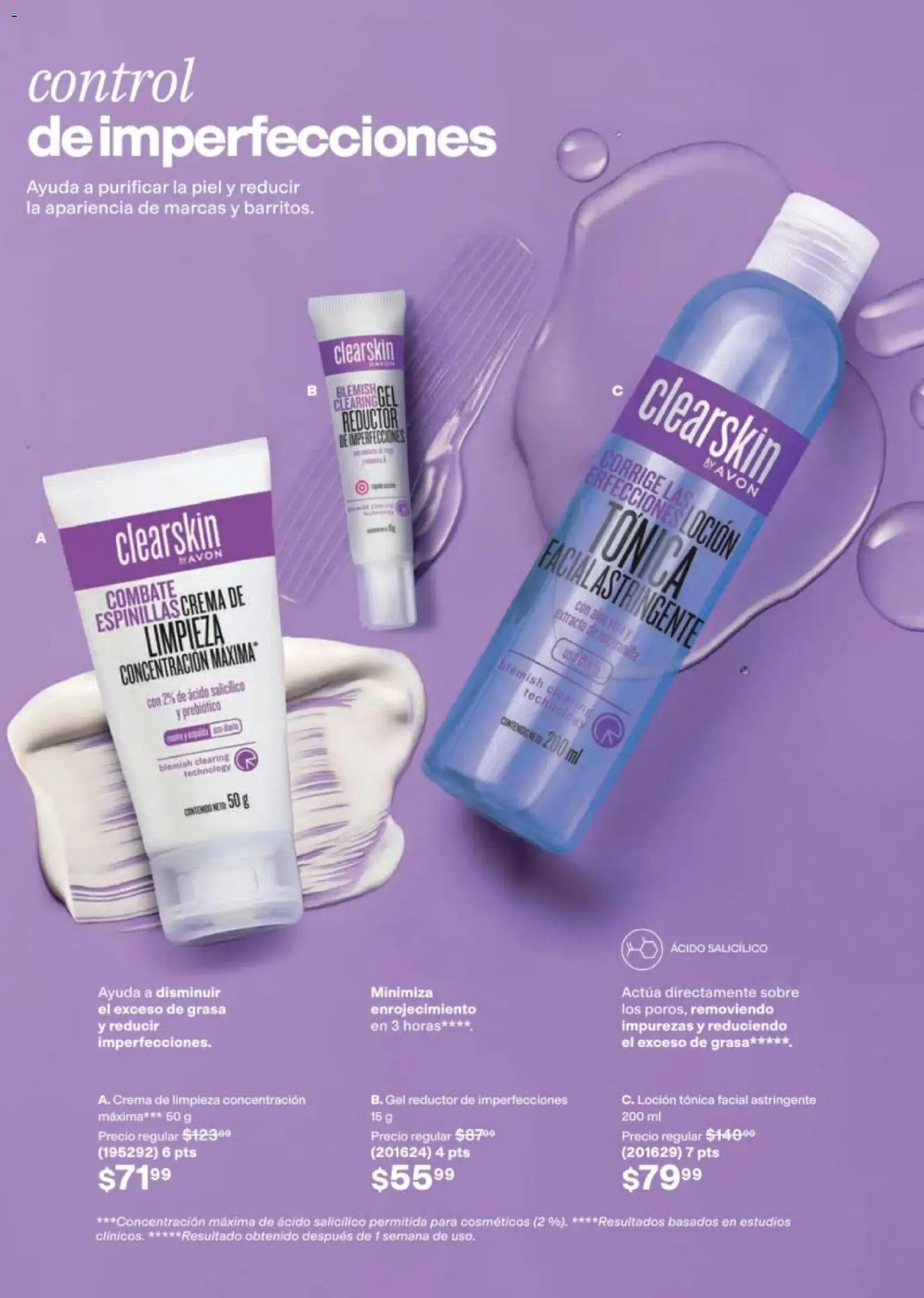 Nuevas ofertas de AVON válidas en toda la República Mexicana desde el 10/07/2026. ¡Encuentra las mejores ofertas en AVON campaña 11 2026! | Página: 131 | Productos: Crema, Toner, Aloe Vera, Sobre
