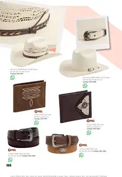 Vista previa de SC Pakar catálogo Ropa, nuevo folleto de la tienda, válido en México a partir del 30.01.2026 | Página: 168 | Productos: Sombrero, Cinturón, Café