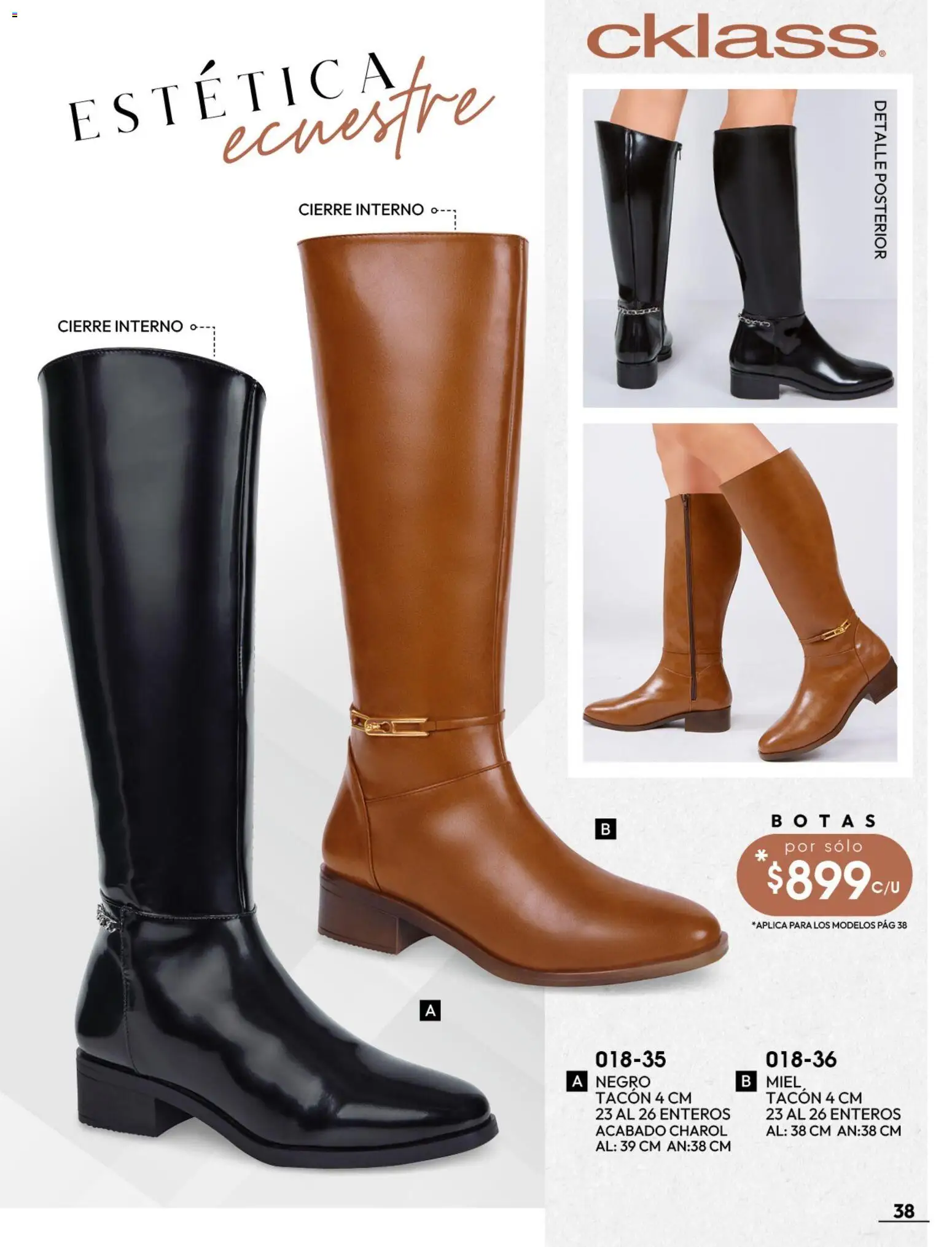Nuevas ofertas de Cklass válidas en toda la República Mexicana desde el 08/07/2026. ¡Encuentra las mejores ofertas en Cklass catálogo Botas y botines! | Página: 39 | Productos: Botas