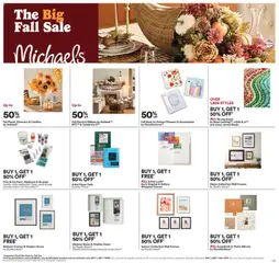 Preview of Michaels weekly ads valid from 08/30/2026