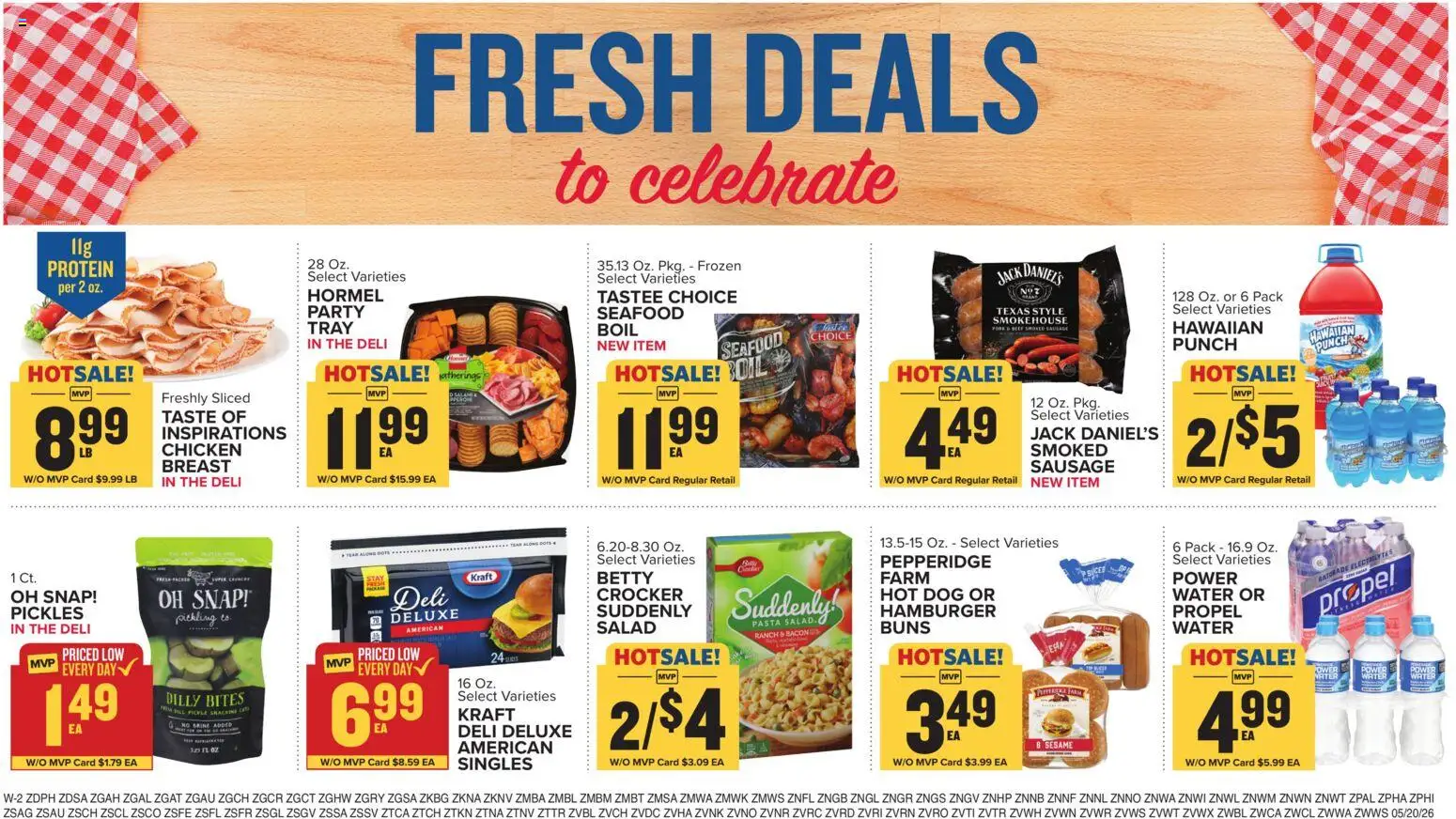 Food Lion Weekly Ad - valid from 20.05.2026 | Page: 10 | Products: Pasta, Water, Seafood, Sausage