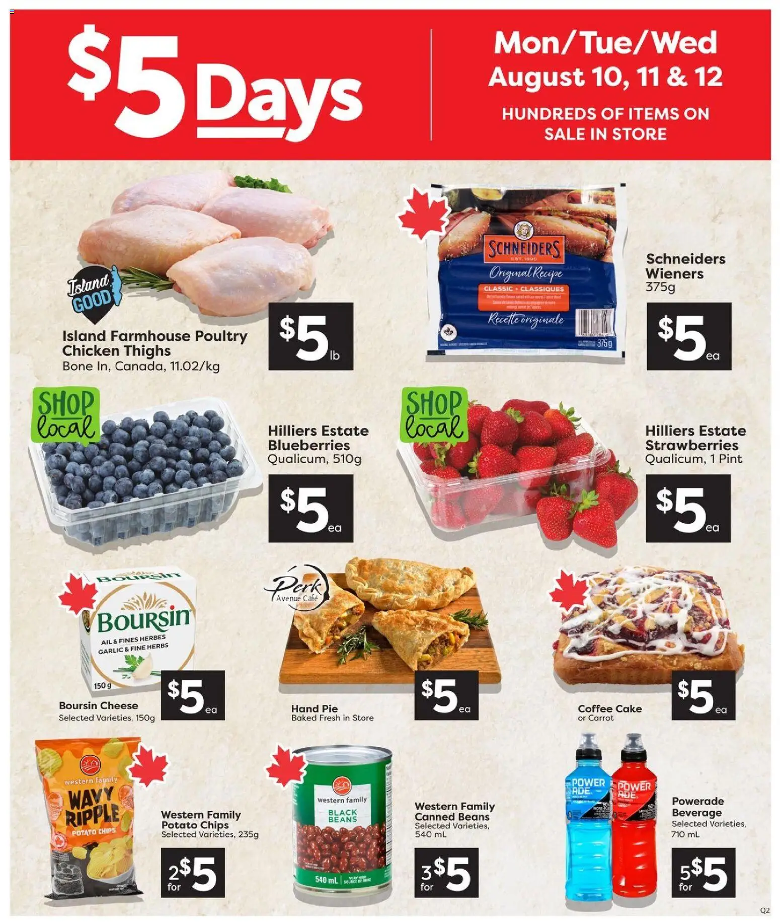 Quality Foods flyer valid from Aug 6, 2026 | Page: 2 | Products: Chips, Carrot, Cake, Chicken
