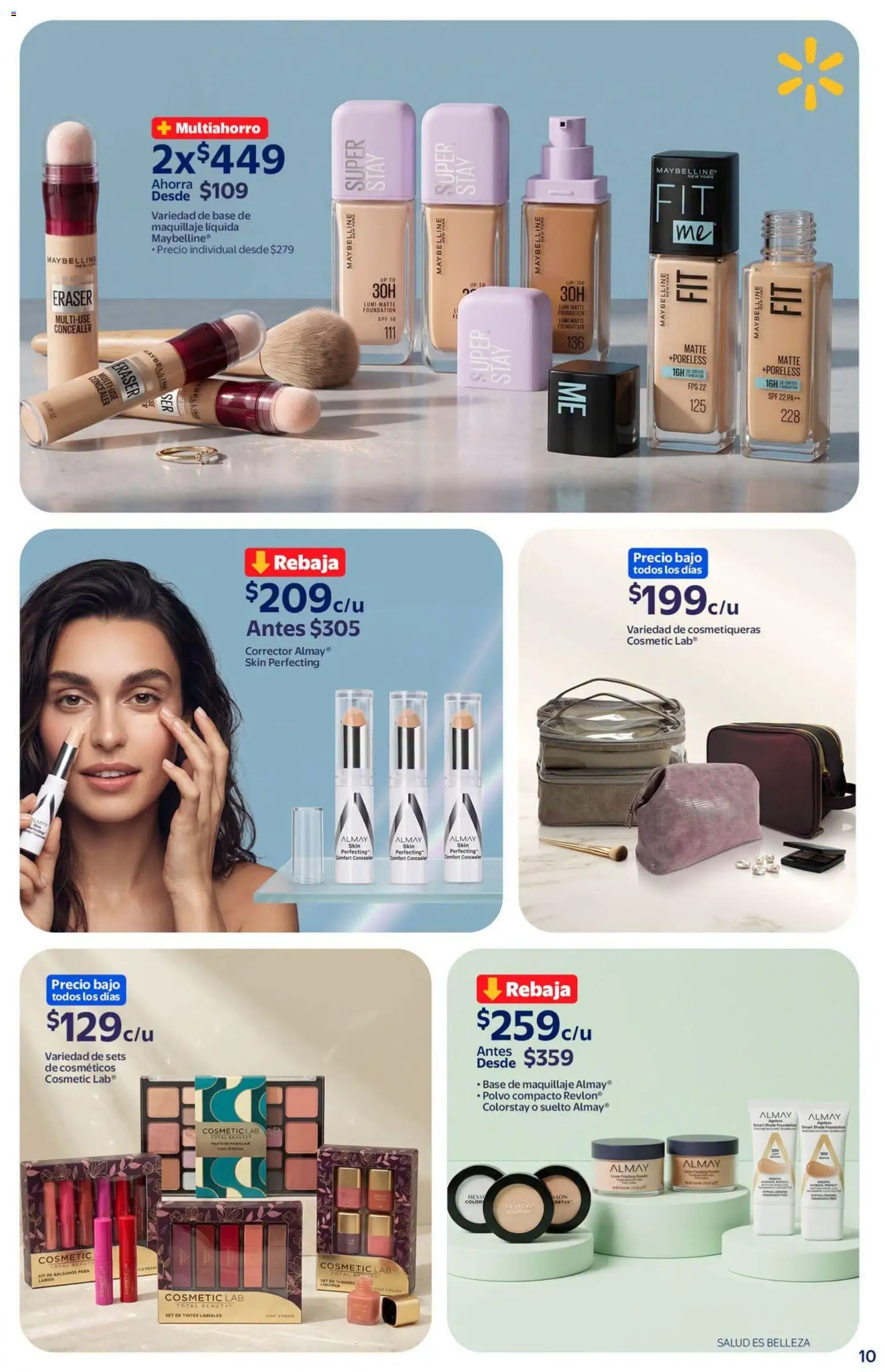 Nuevas ofertas de Walmart válidas en toda la República Mexicana desde el 18/09/2026. ¡Encuentra las mejores ofertas en Walmart folleto Tu rutina K-Beauty a precios bajos.! | Página: 10 | Productos: Base de maquillaje, Polvo compacto, Maquillaje, Polvo