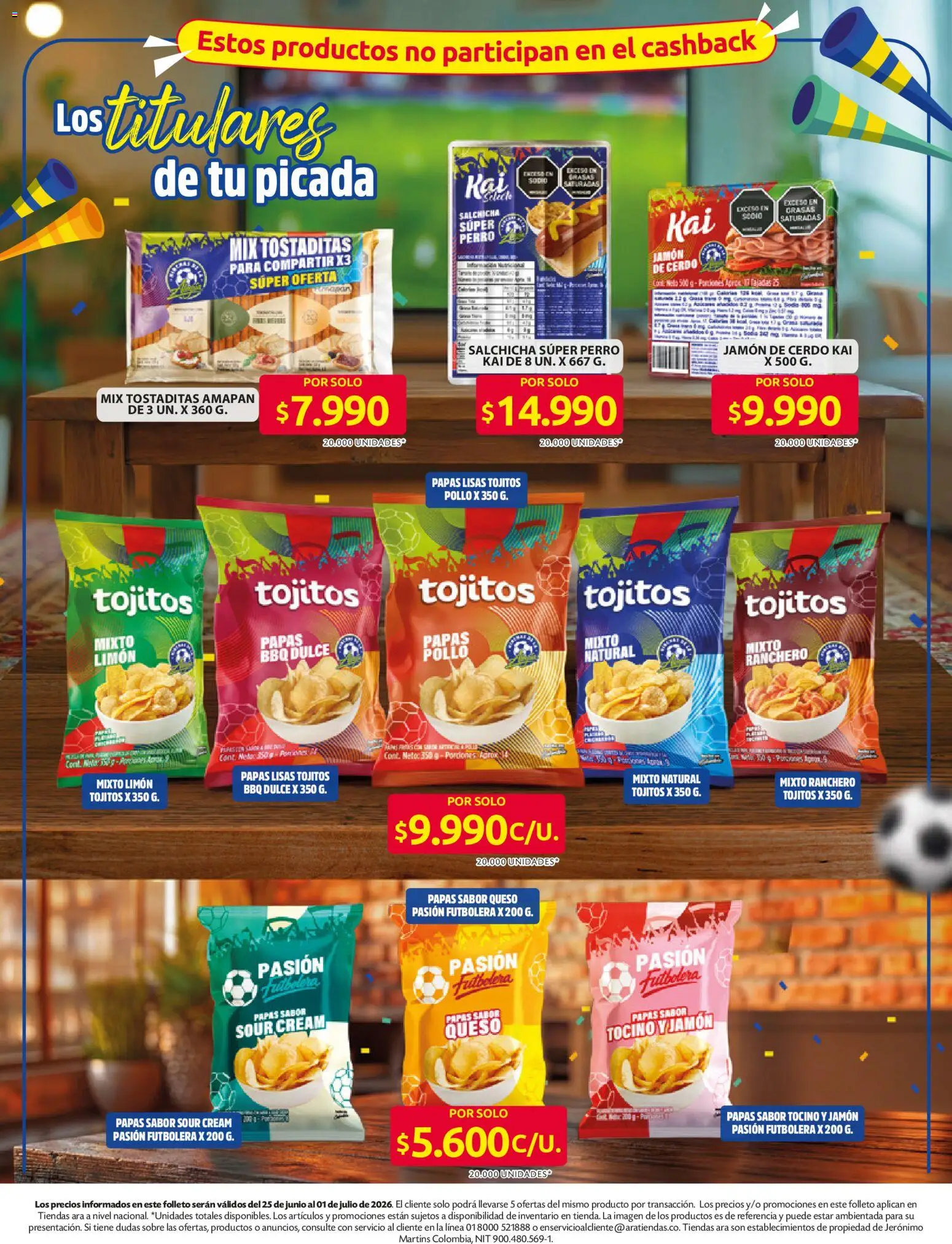 Ara revista - valida desde el 11/06/2026 | Página: 19 | Productos: Cerdo, Pollo, Plátano, Jamón