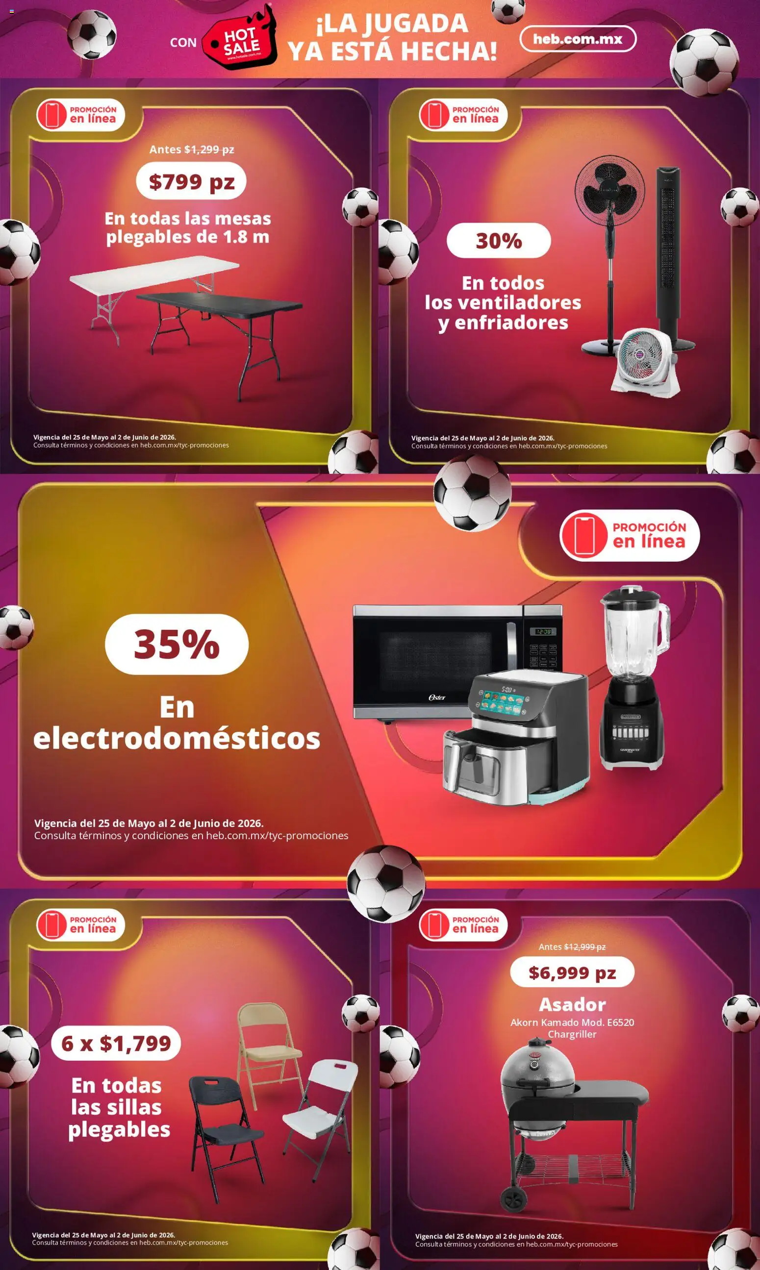 Nuevas ofertas de H-E-B válidas en toda la República Mexicana desde el 25.05.2026. ¡Encuentra las mejores ofertas en H-E-B Hot Sale! | Página: 4