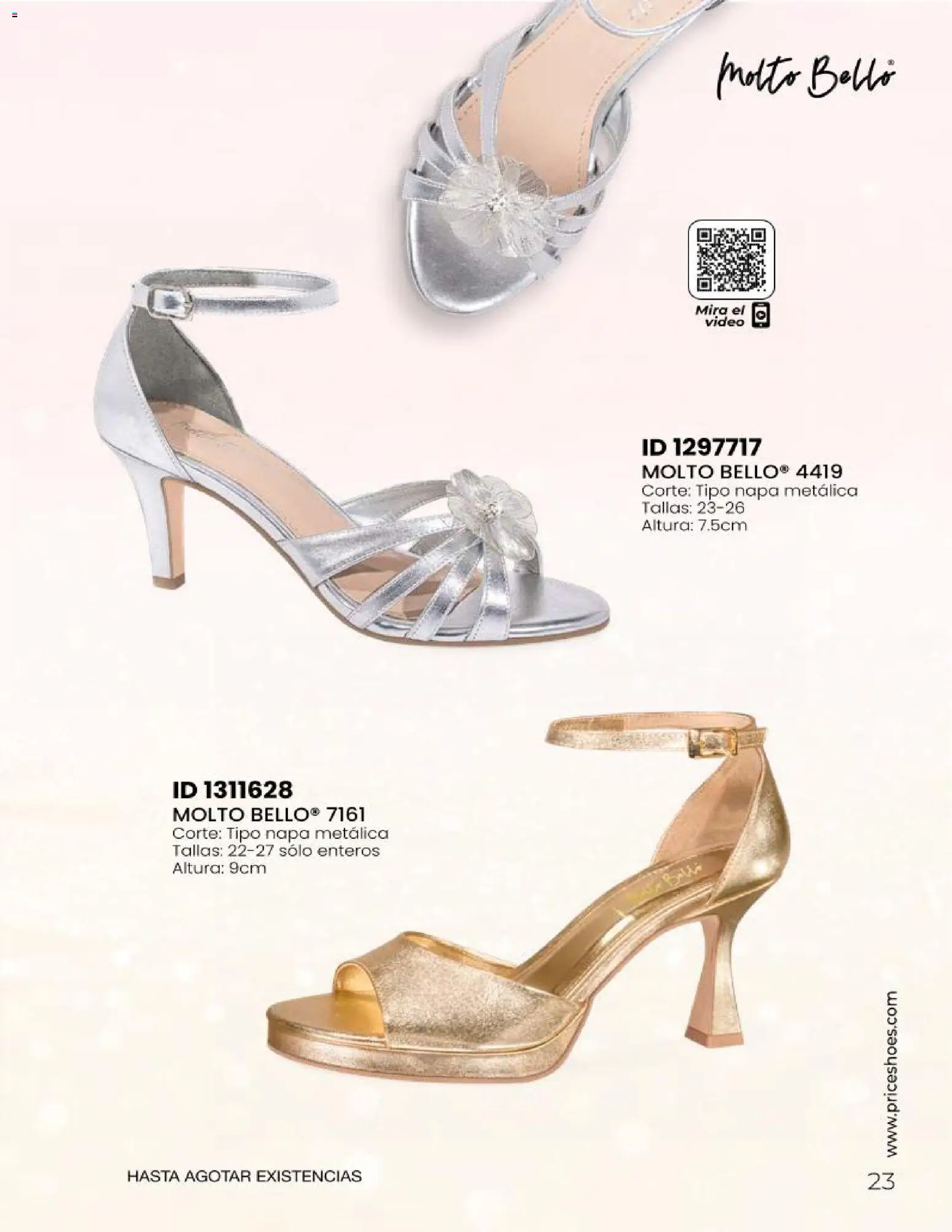 Nuevas ofertas de Price Shoes válidas en toda la República Mexicana desde el 23/06/2026. ¡Encuentra las mejores ofertas en Price Shoes catálogo Sandalias 2026! | Página: 23 | Productos: Video
