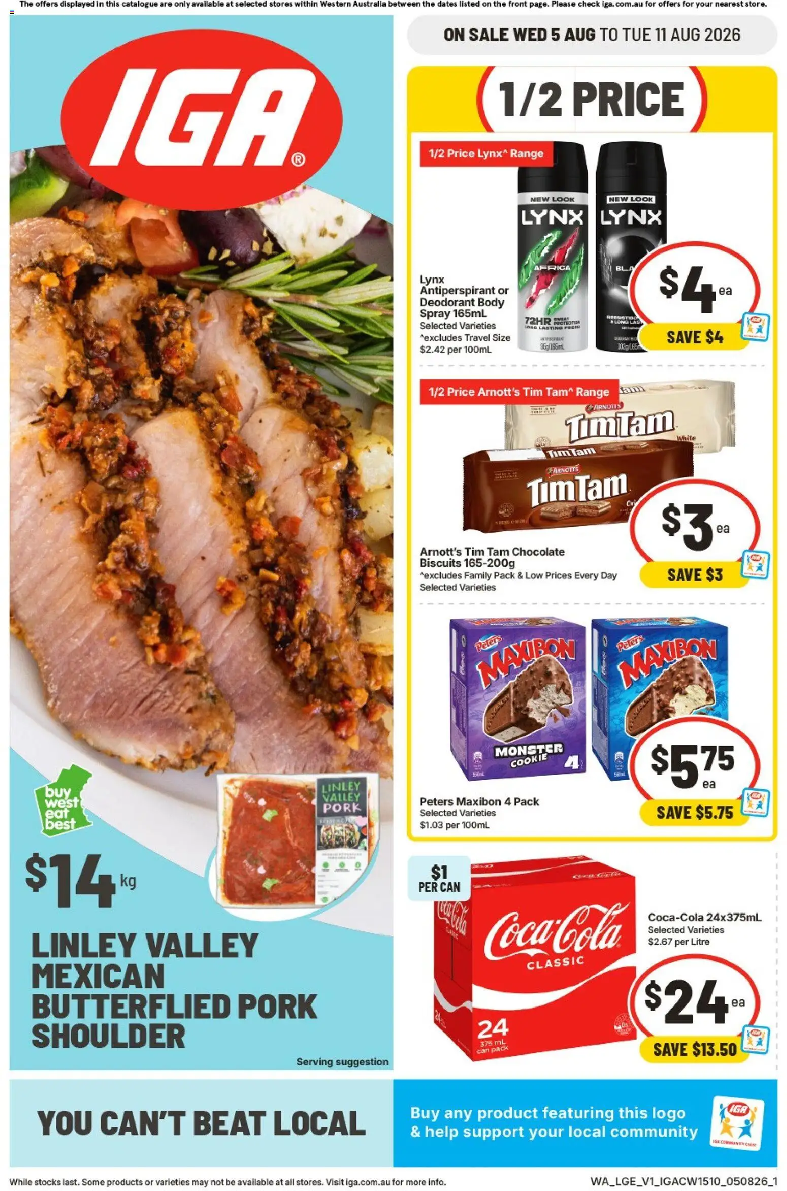 IGA catalogue - valid from 05/08/2026 | Page: 1