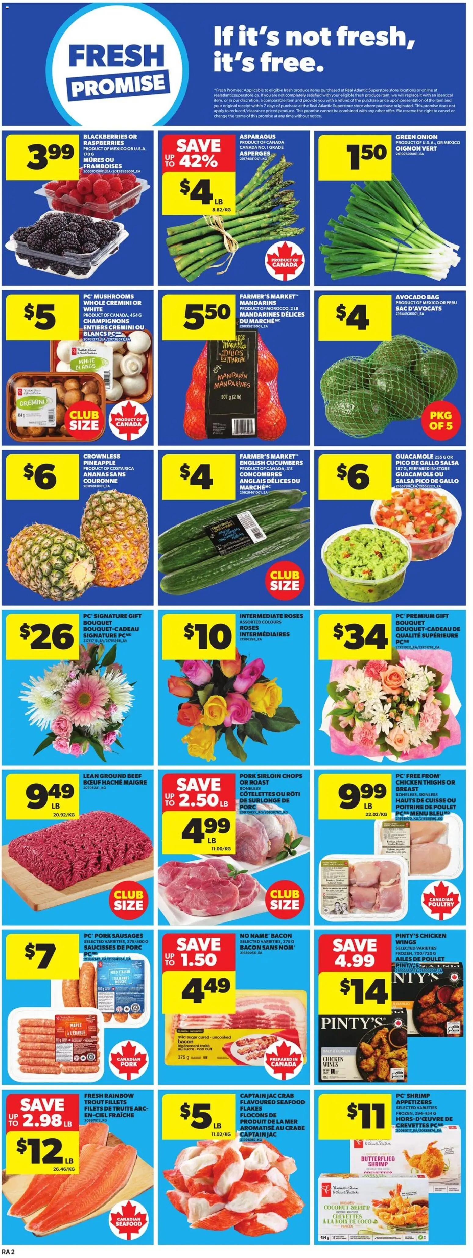 Atlantic Superstore flyer valid from 28.05.2026 | Page: 6 | Products: Cucumbers, Flakes, Bag, Chicken