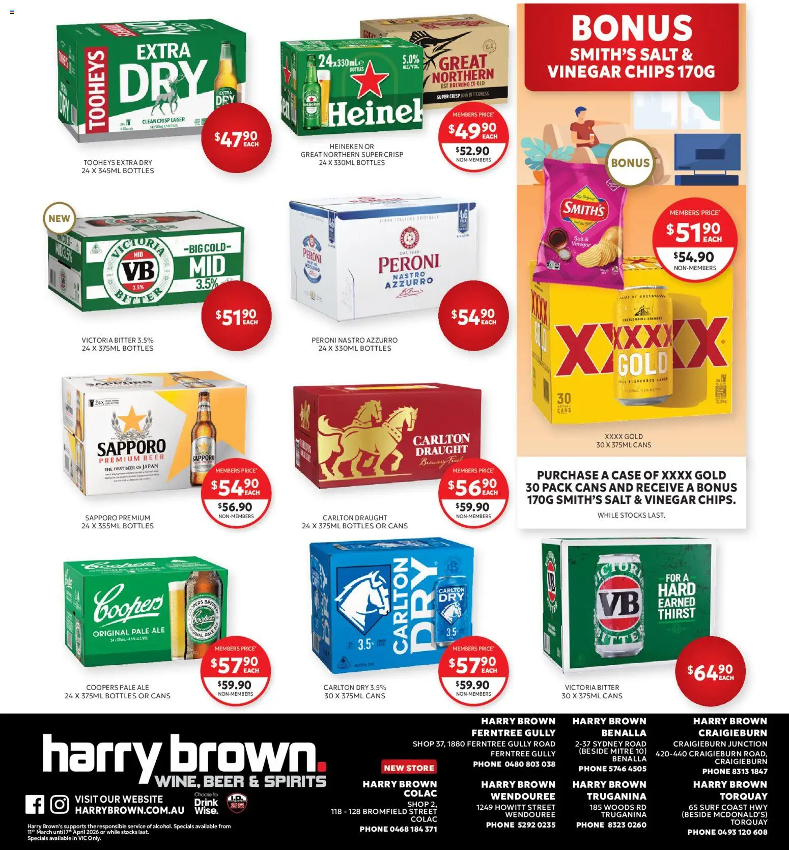Harry Brown catalogue - valid from 11.03.2026 | Page: 12 | Products: Beer, Chips, Vinegar, Phone