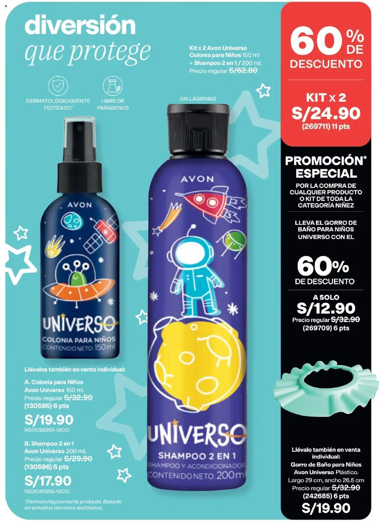 Catálogo Avon válido desde 15/09/2026 | Página: 204 | Productos: Shampoo, Acondicionador, Baño