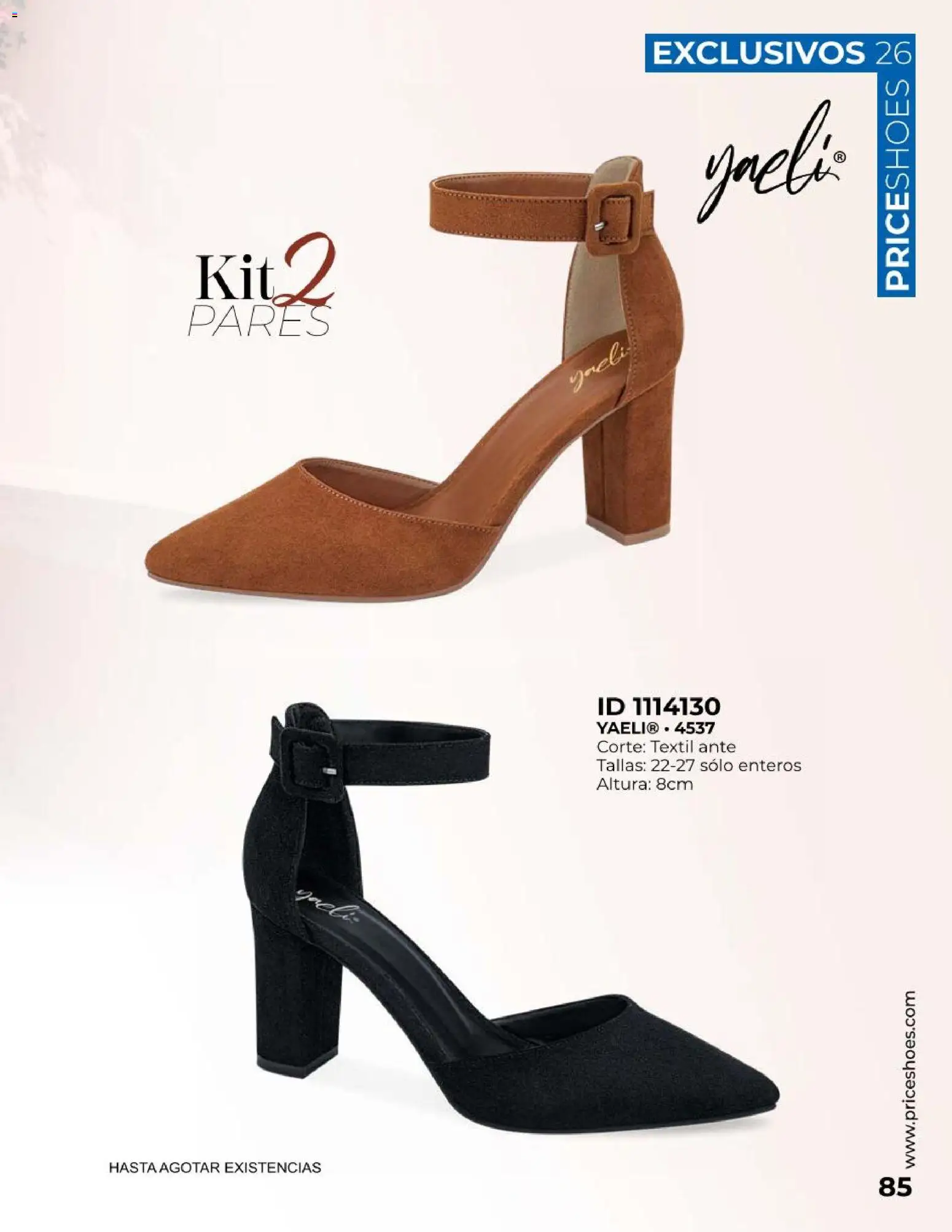 Nuevas ofertas de Price Shoes válidas en toda la República Mexicana desde el 01/10/2026. ¡Encuentra las mejores ofertas en Price Shoes catálogo Exclusivos! | Página: 85