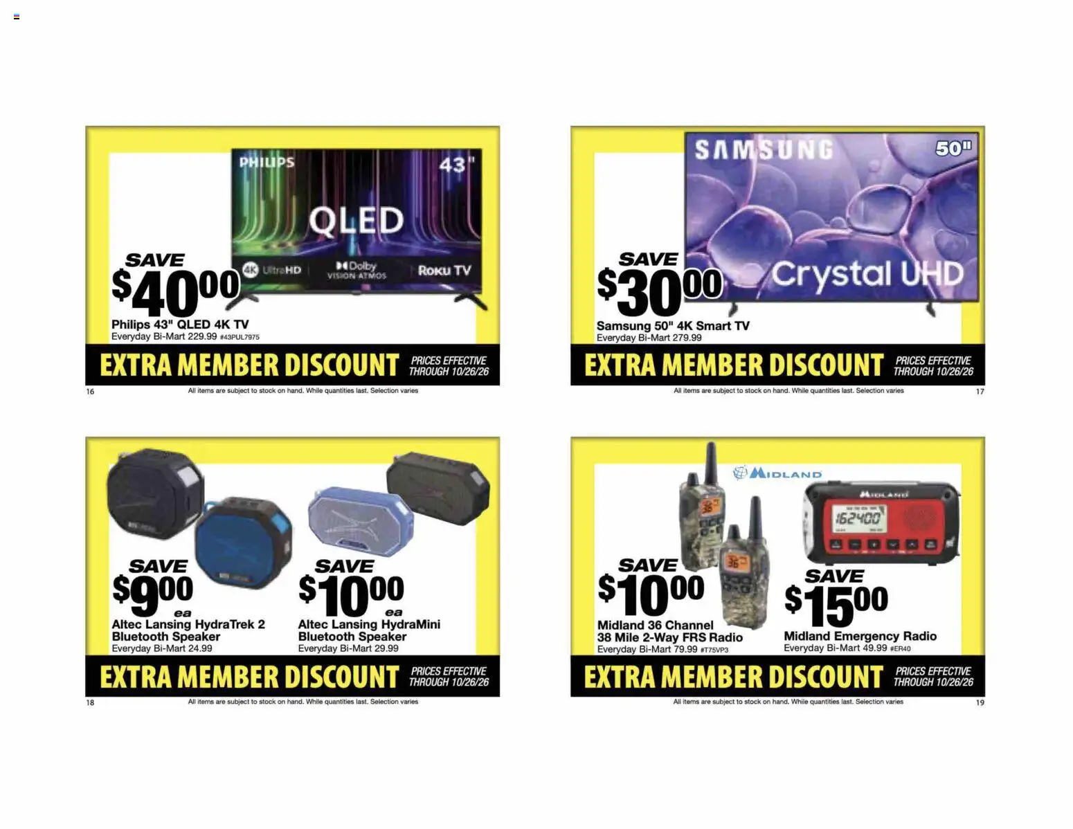 Bi-Mart Extra Member Discount Book - valid from 10/13/2026 | Page: 6