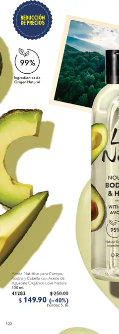 Vista previa de Oriflame campaña 7 2026, nuevo folleto de la tienda, válido en México a partir del 09.05.2026 | Página: 242 | Productos: Aceite, Aguacate
