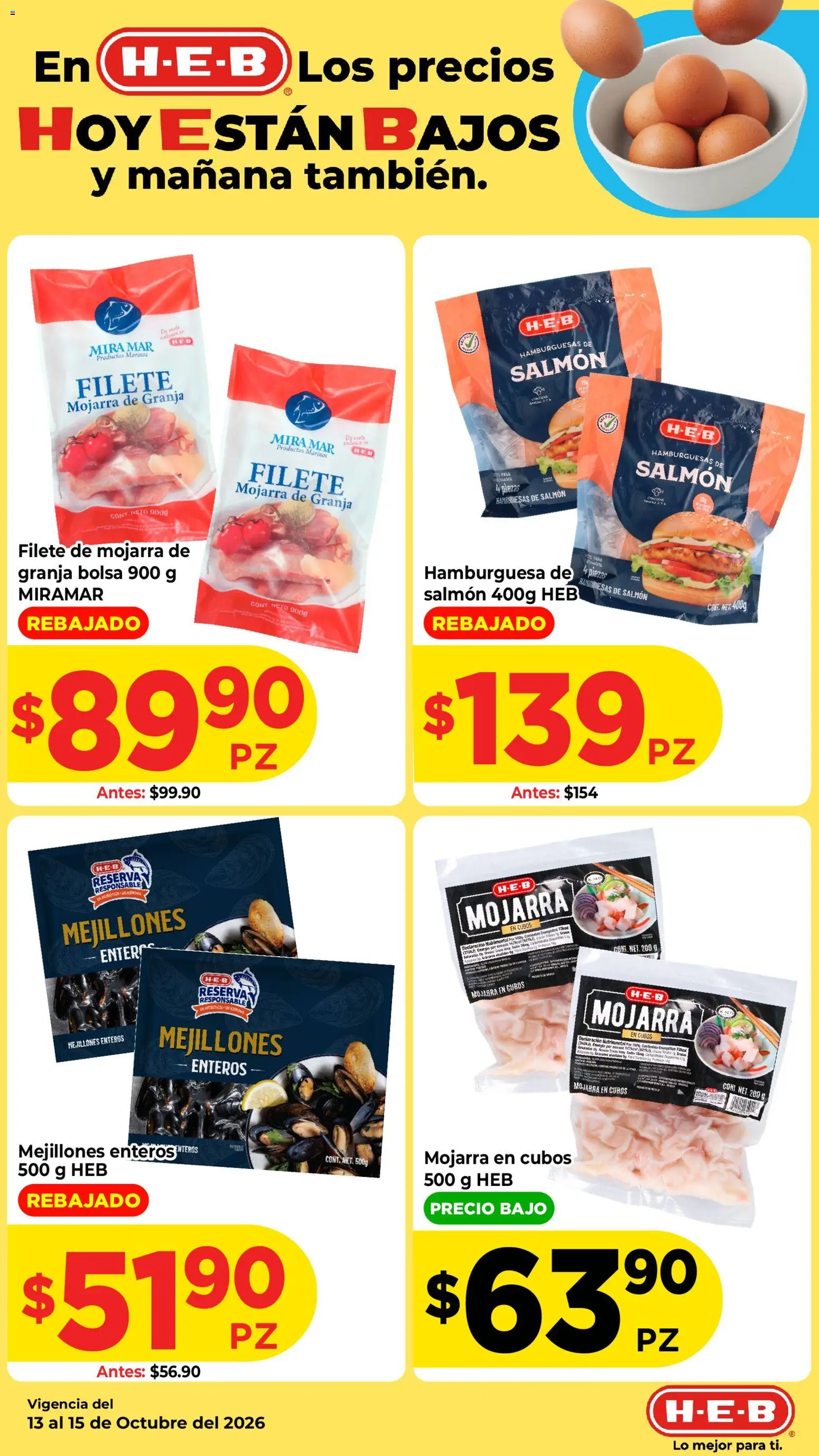 Nuevas ofertas de H-E-B válidas en toda la República Mexicana desde el 13/10/2026. ¡Encuentra las mejores ofertas en H-E-B folleto Carne! | Página: 2