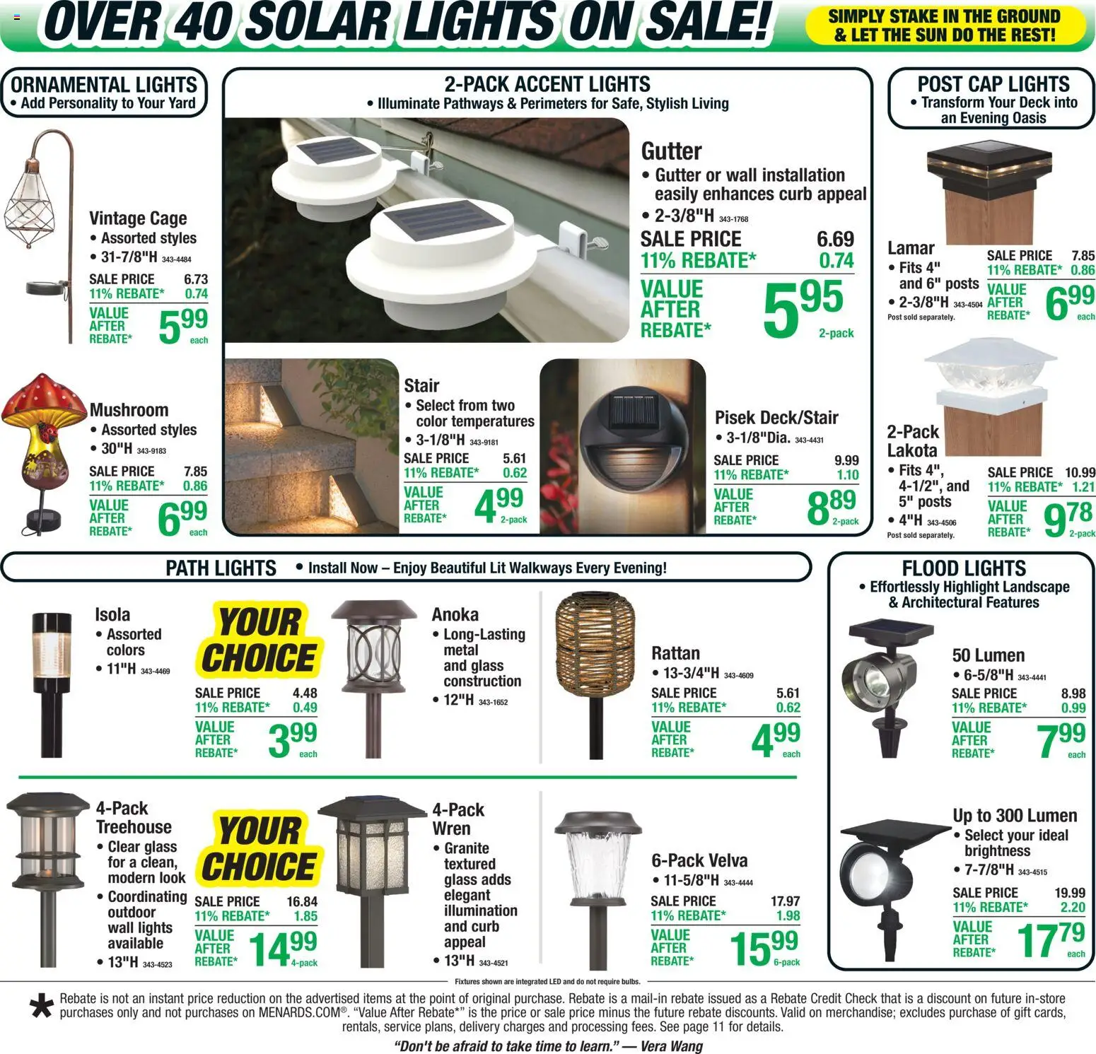 Menards Weekly Ad - valid from 07/30/2026 | Page: 6 | Products: Cap
