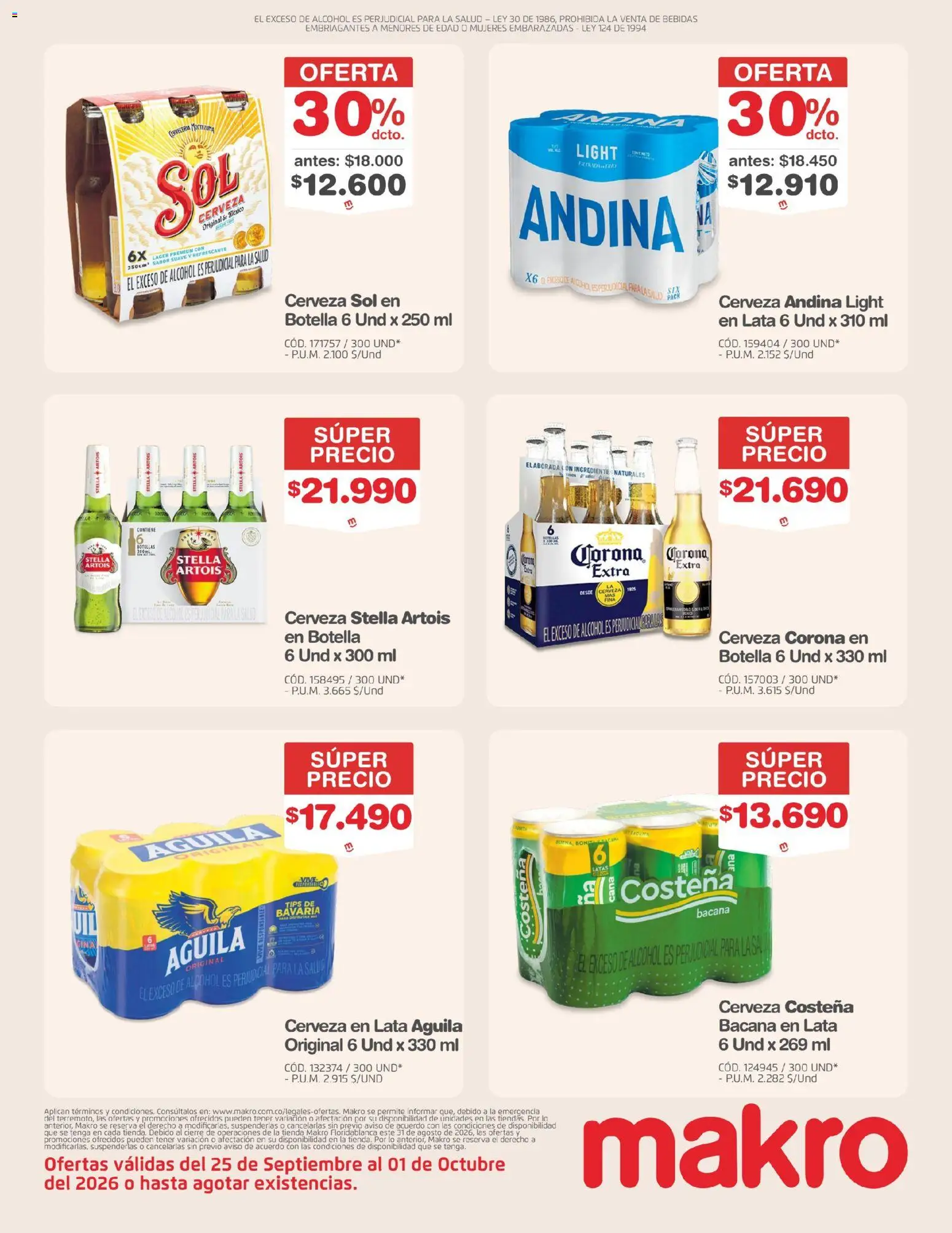 Makro revista - valida desde el 25/09/2026 | Página: 22