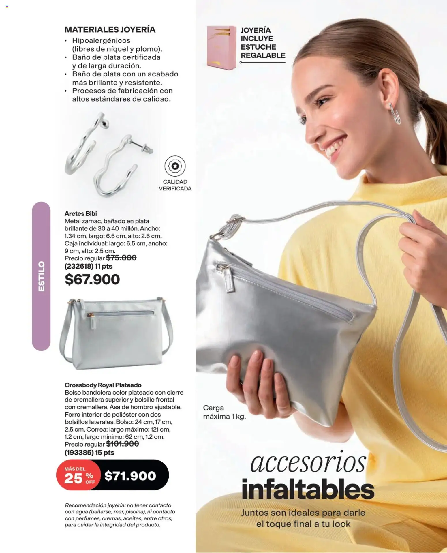 Avon revista - valida desde el 03/08/2026 | Página: 184 | Productos: Bolso, Estuche, Bolsillos, Hombro