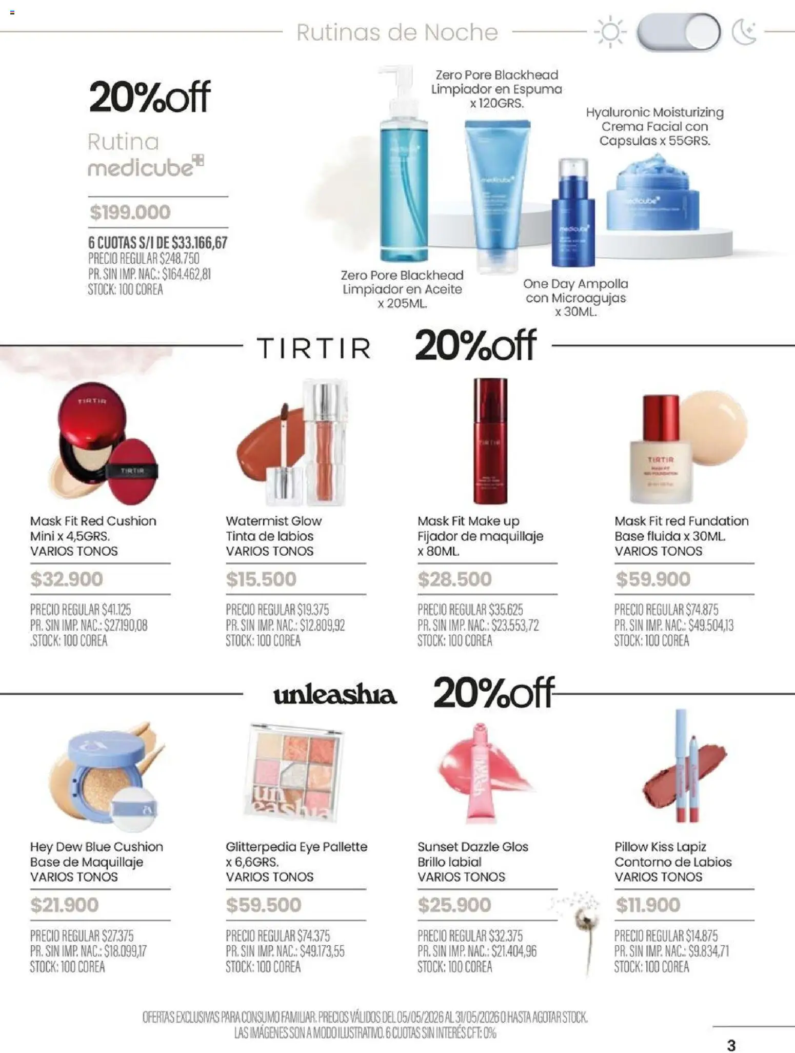 Pigmento catálogo │ válido desde el 05.05.2026 | Página: 3 | Productos: Base de maquillaje, Fijador, Limpiador, Crema