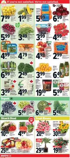 Preview of Metro weekly flyer - Trois-Pistoles from shop Metro valid from Jul 16, 2026 | Page: 5 | Products: Strawberries, Cap, Basket, Chicken