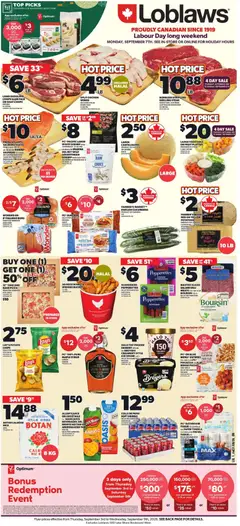 Preview of Loblaws weekly flyer / circulaire from shop Loblaws valid from Sep 3, 2026