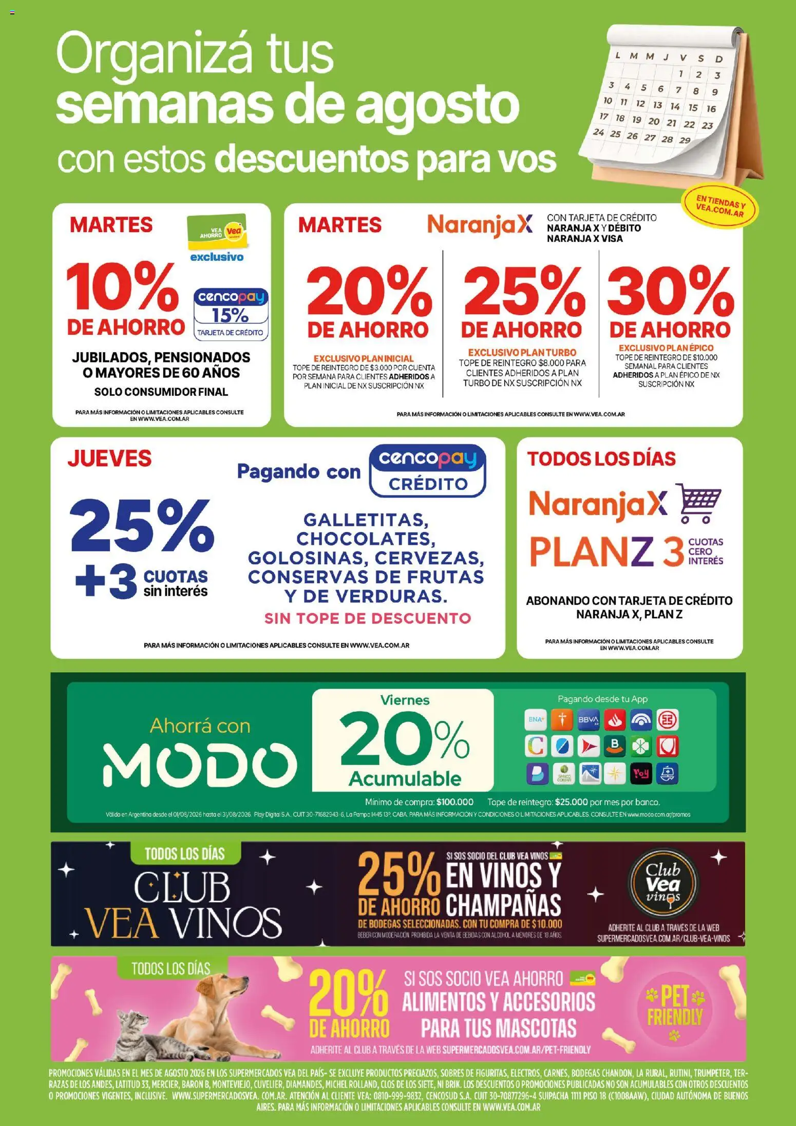 Vea - Fin de semana de ahorro  Córdoba │ válido desde el 07/08/2026 | Página: 9 | Productos: Bebidas, Alimentos, Conservas, Alcohol