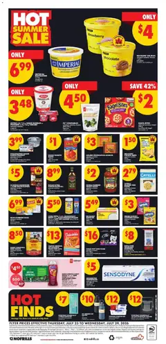 Preview of No Frills weekly flyer - NS from shop No Frills valid from Jul 23, 2026 | Page: 5 | Products: Backpack, Chips, Cookies, Yogurt