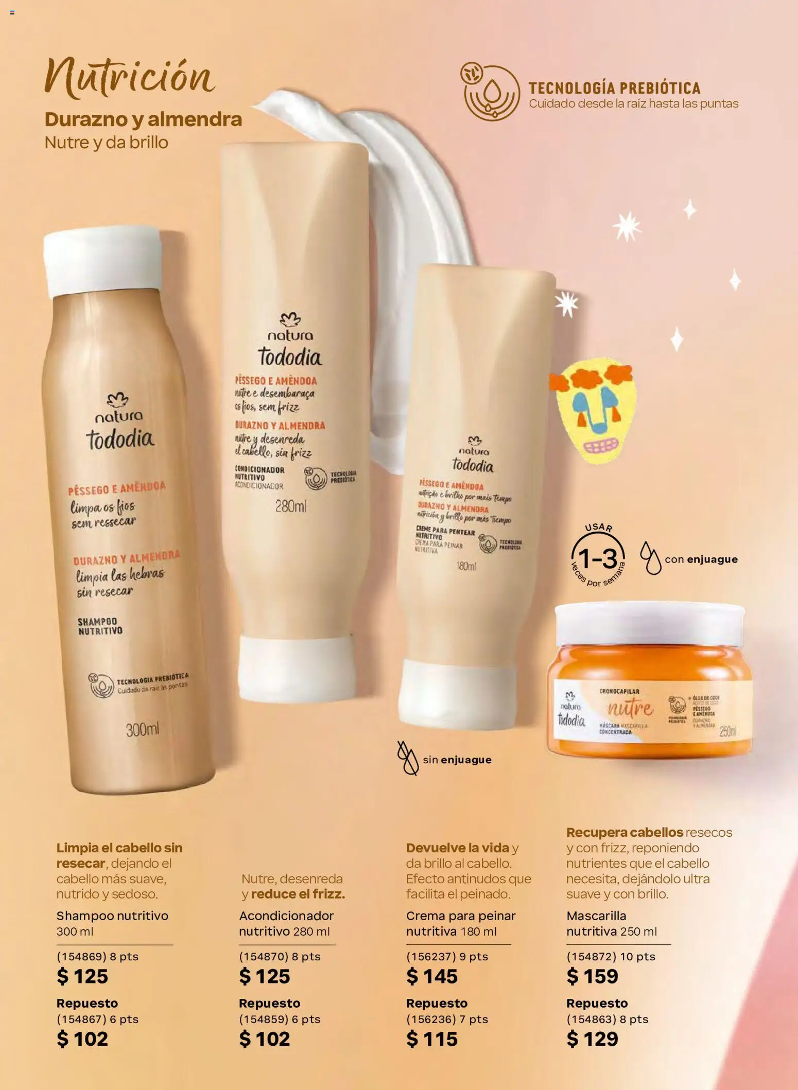 Nuevas ofertas de Natura válidas en toda la República Mexicana desde el 02/10/2026. ¡Encuentra las mejores ofertas en Natura campaña  15 2026! | Página: 160 | Productos: Crema, Almendra, Shampoo, Mascarilla