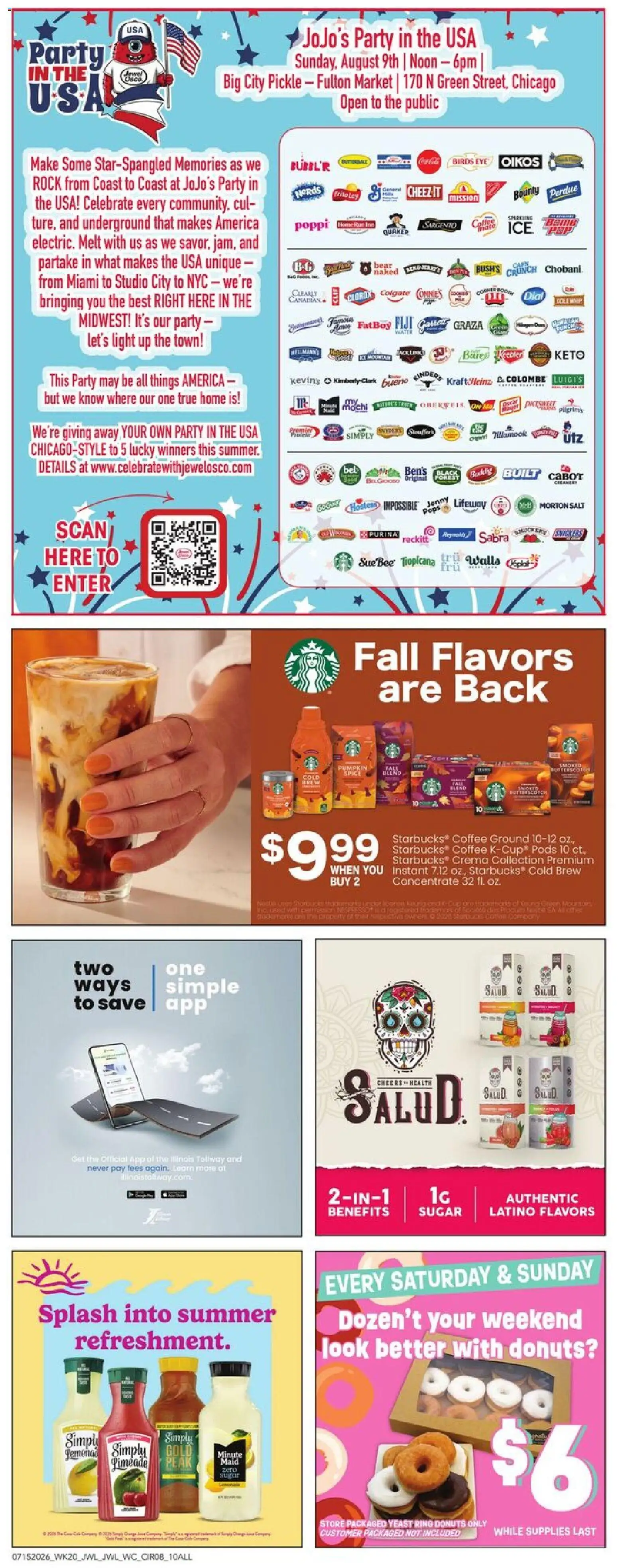 Jewel Osco Weekly Ad - valid from 07/15/2026 | Page: 8 | Products: Ring, Coffee, Salt, Sugar