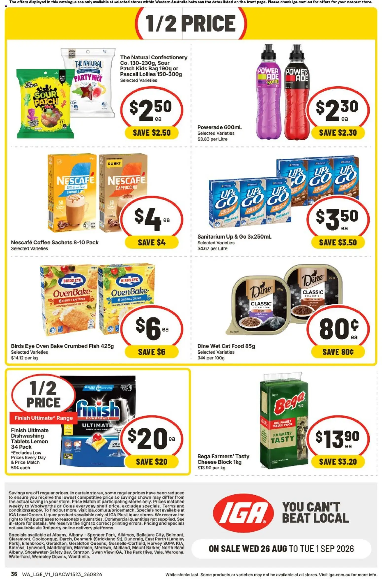IGA catalogue - valid from 26/08/2026 | Page: 33 | Products: Coffee, Lemon, Up & go, Bag